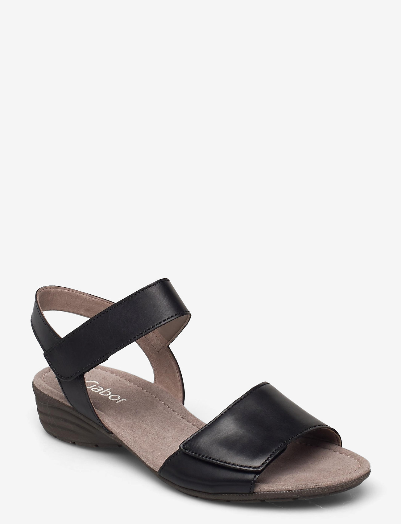 plain black sandals flat