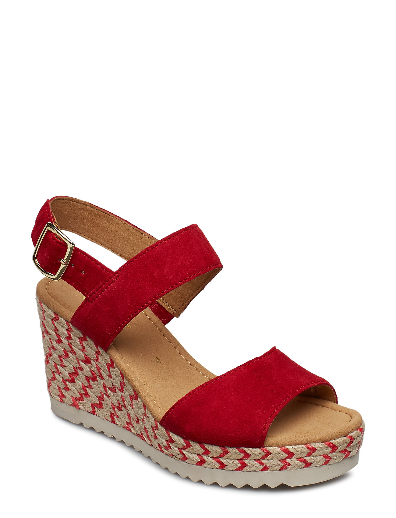 Sling Sandals Sandalette Met Hak Espadrilles Rood Gabor gabor kopen in de aanbieding