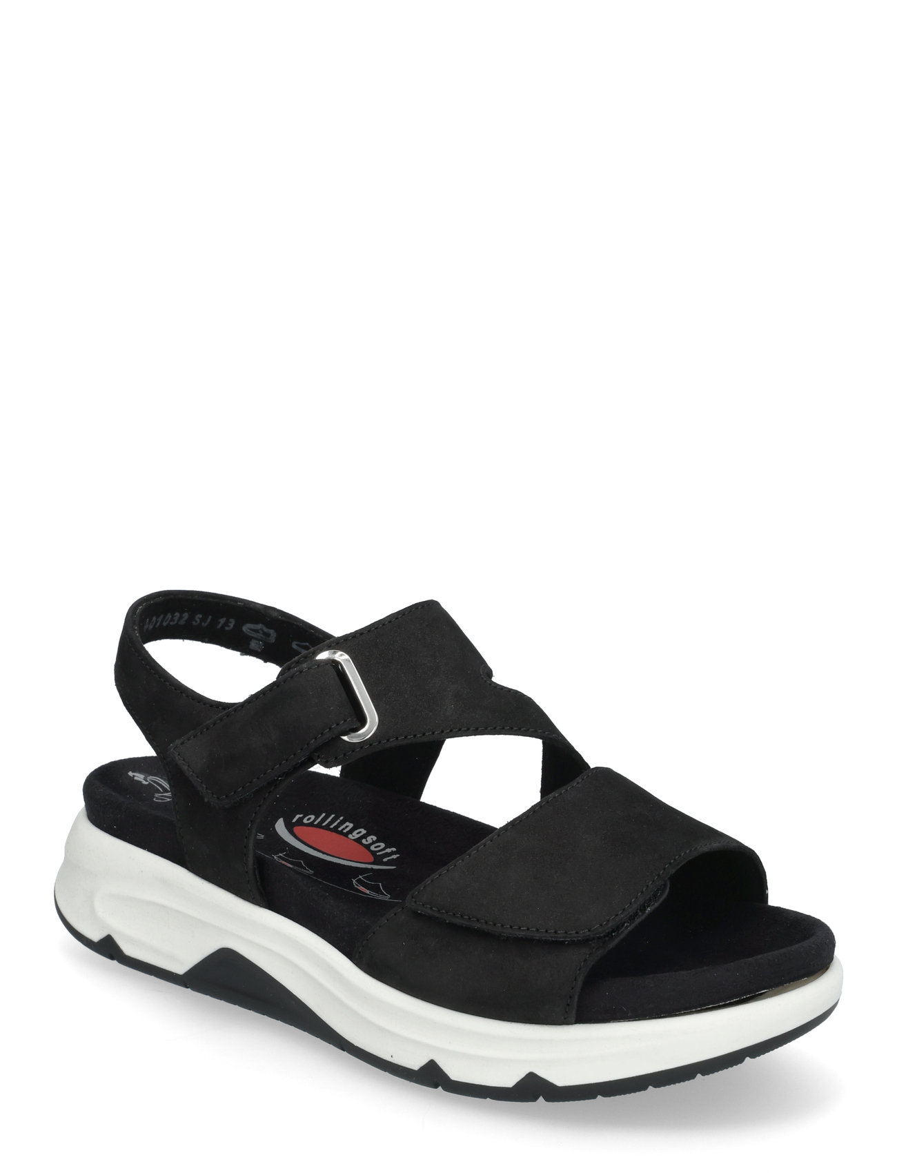 Rollingsoft Sandal Shoes Sandals Flat Sandals Black Gabor