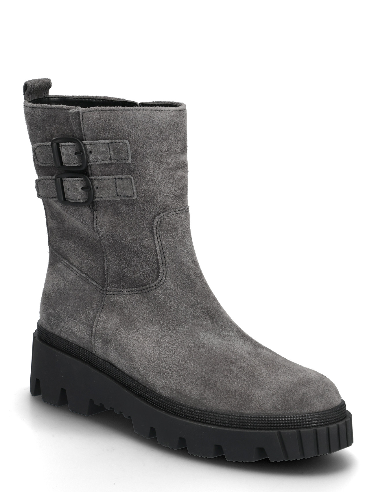 Gabor Ankle Boot, 38.5, Grey, Ankelstøvler > Ankelstøvler Med Flad Hæl, Dame