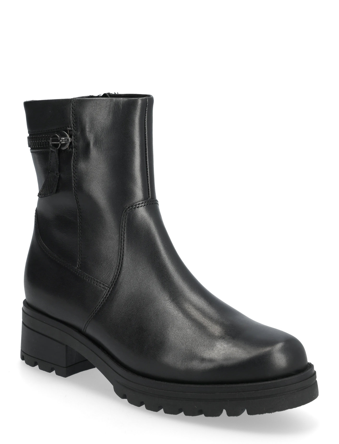 Gabor Ankle Boot, 37, Black, Ankelstøvler > Ankelstøvler Med Flad Hæl, Dame
