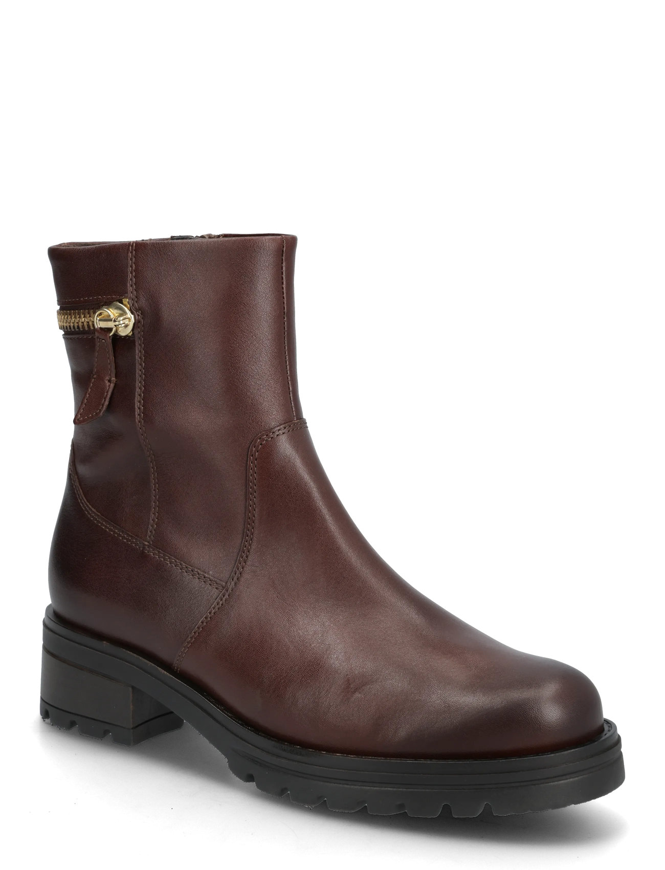 Gabor Ankle Boot, 37, Brown, Ankelstøvler > Ankelstøvler Med Flad Hæl, Dame
