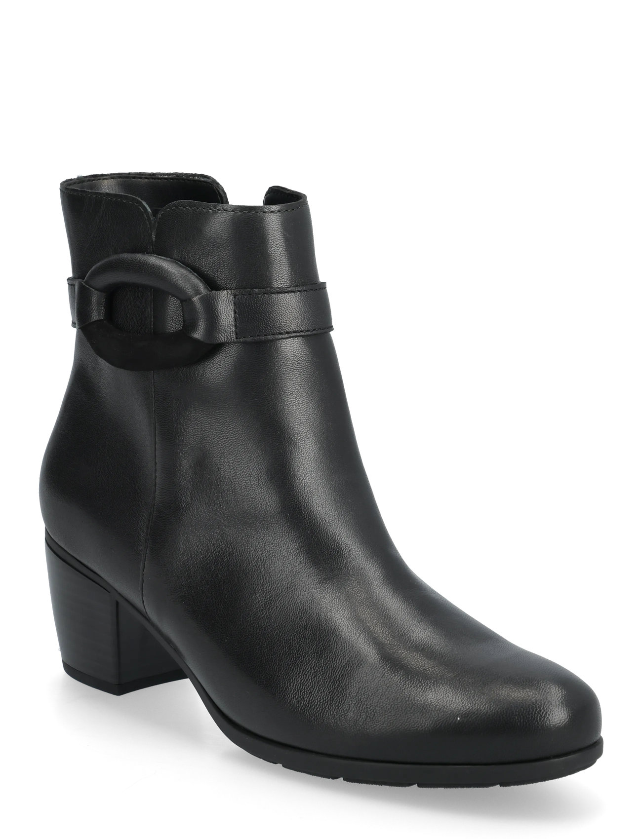 Gabor Ankle Boot, 42, Black, Ankelstøvler > Ankelstøvler Med Hæl, Dame