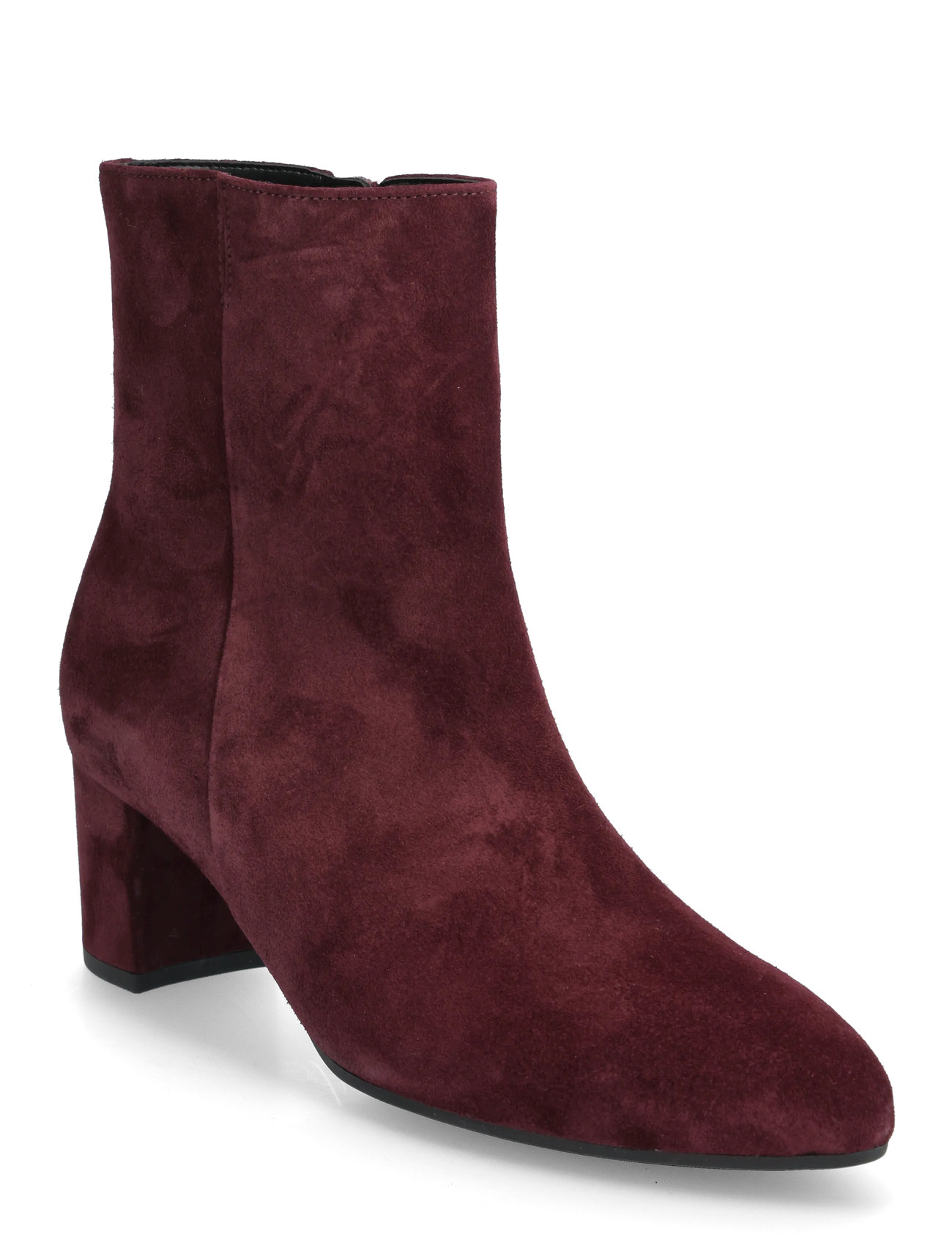 Gabor Ankle Boot, 36, Burgundy, Ankelstøvler > Ankelstøvler Med Hæl, Dame