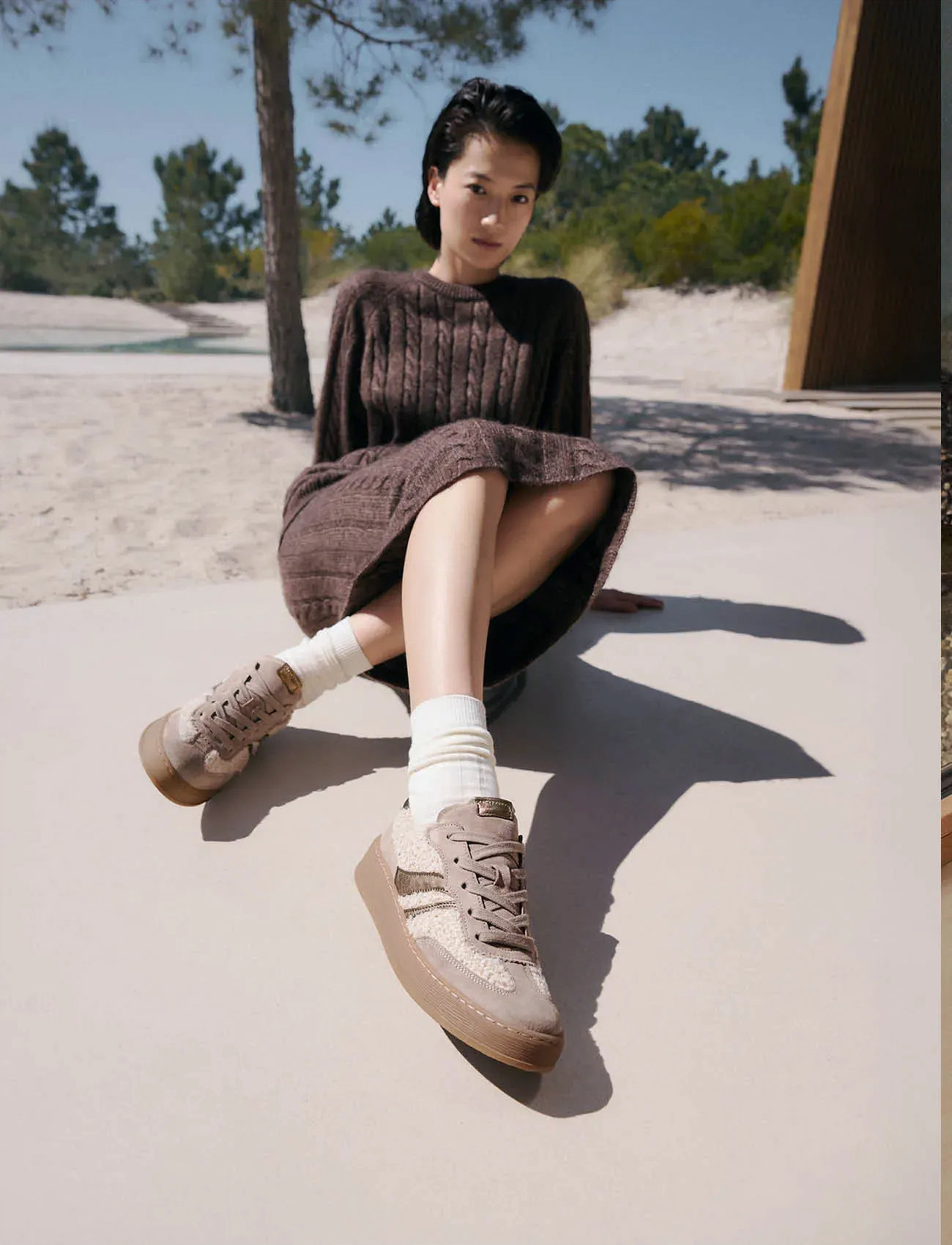 Gabor Sneaker, 35.5, Beige, Sneakers > Sneakers Med Lav Top, Dame