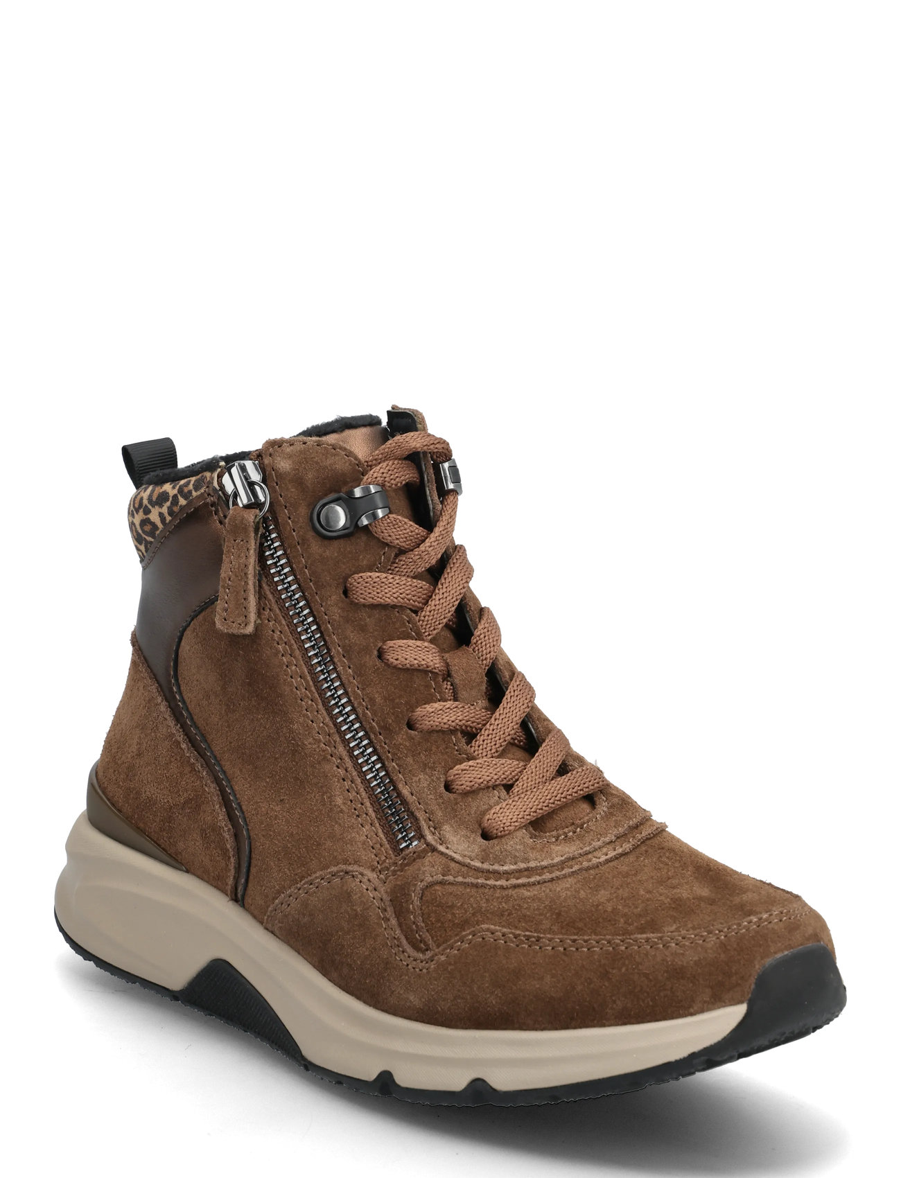 GABOR Rollingsoft Laced Ankle Stiefel Braun - 37 - Damen