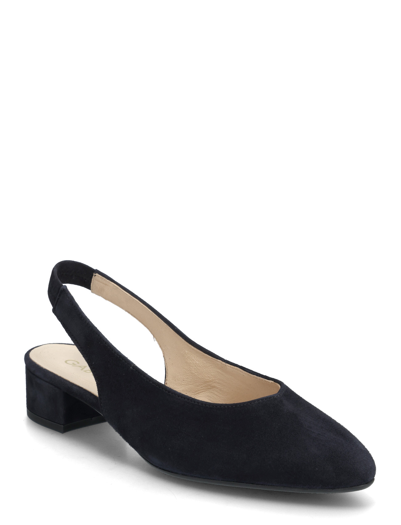 Gabor Slingback, 36, Navy, Hæle > Pumps, Dame