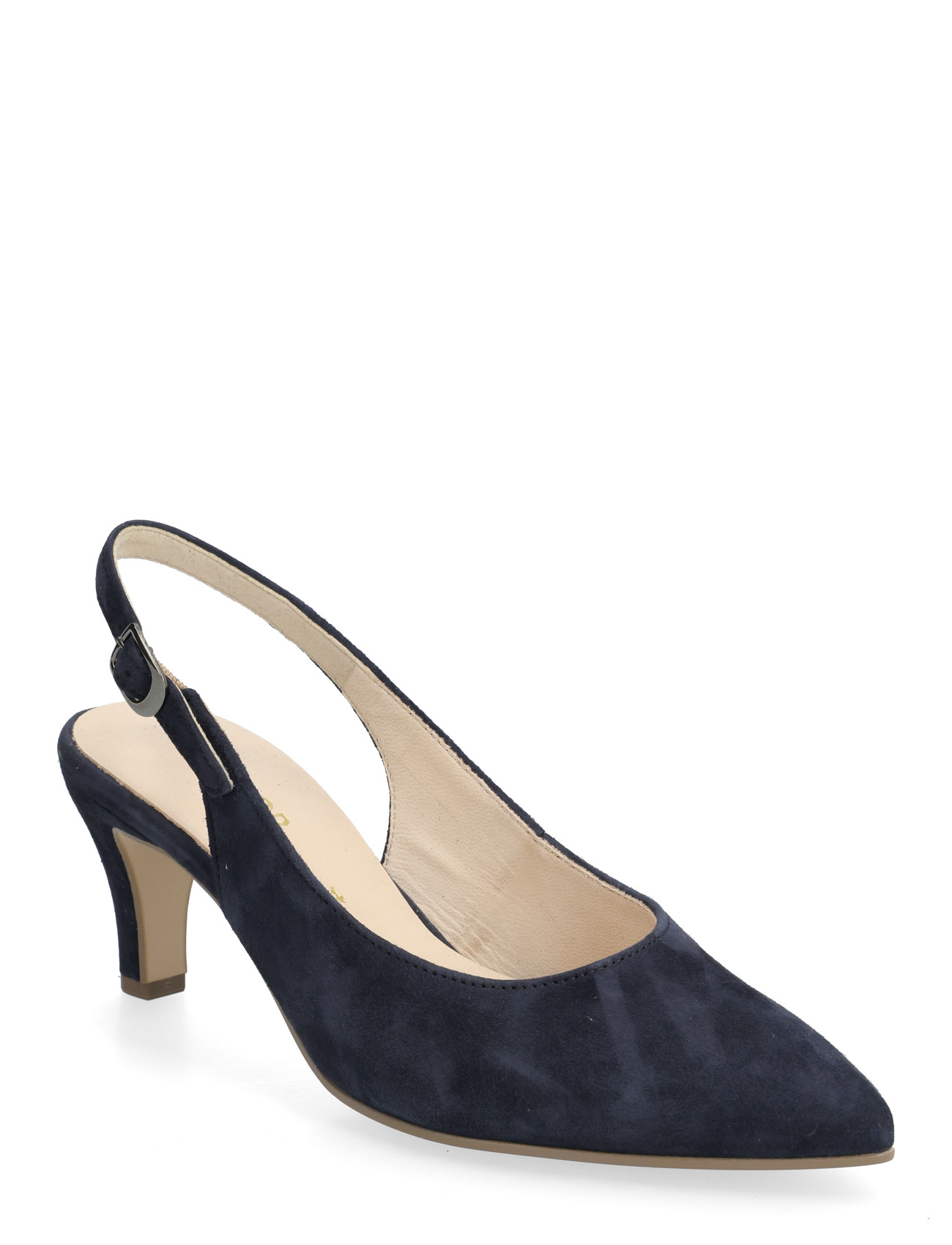 Gabor Slingback, 39, Navy, Hæle > Pumps, Dame