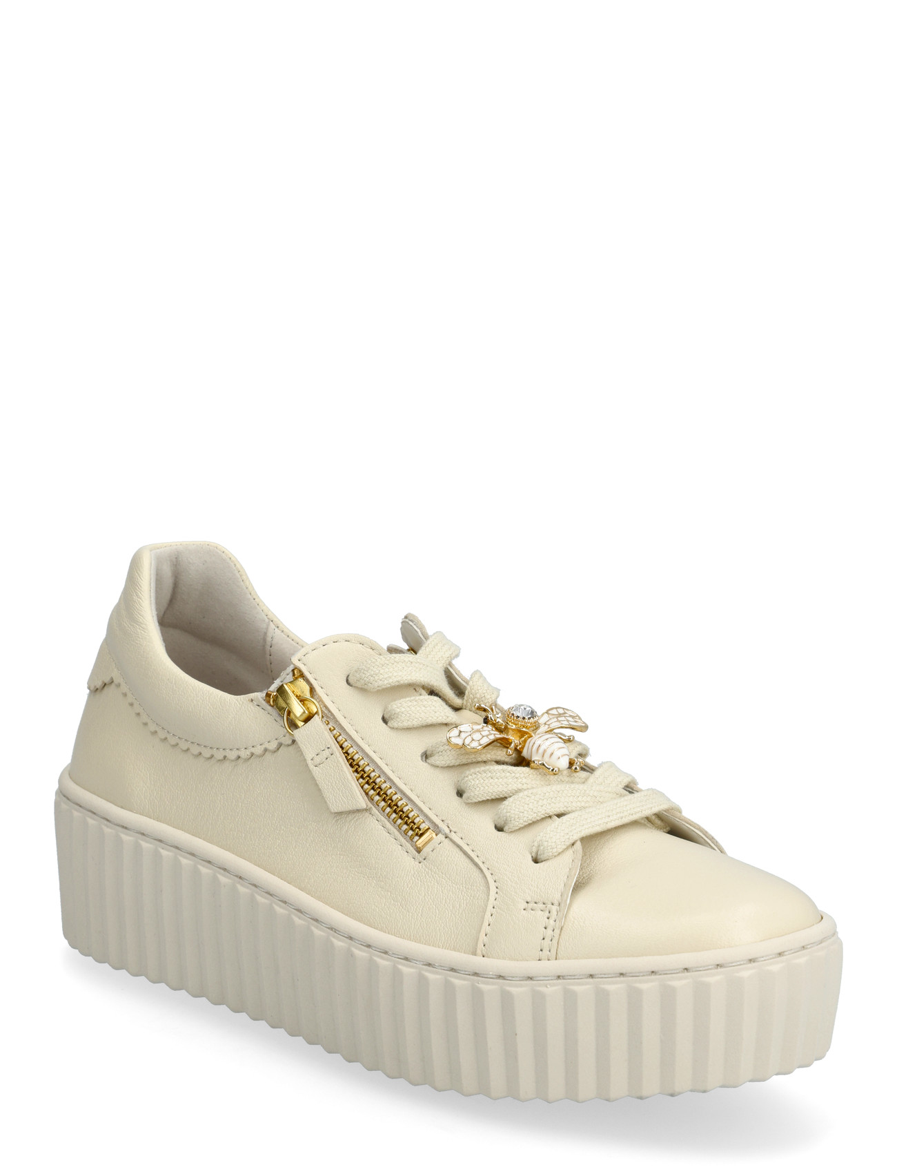 Gabor Sneaker, 39, Cream, Sneakers > Sneakers Med Lav Top, Dame