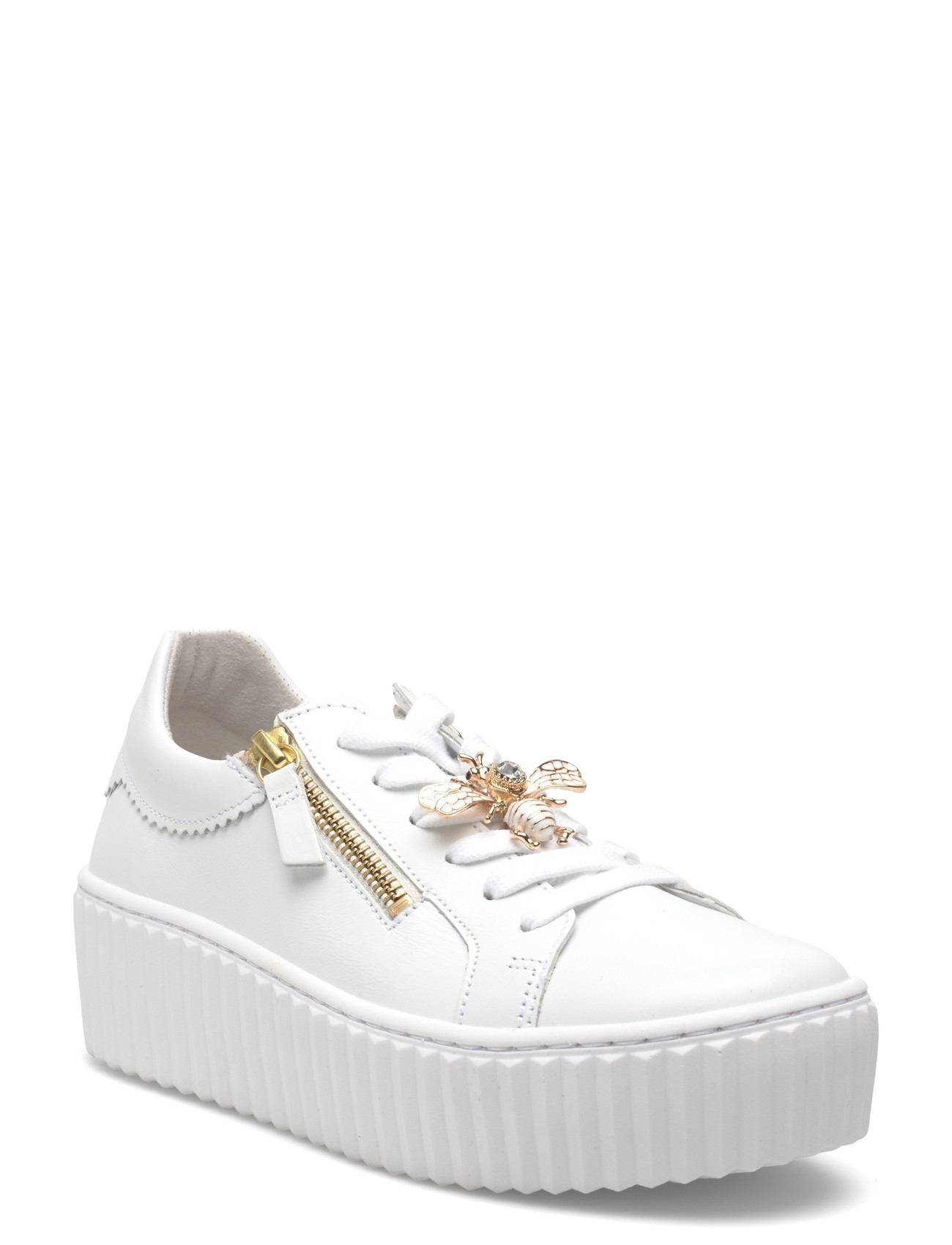 Gabor Sneaker, 37.5, White, Sneakers > Sneakers Med Lav Top, Dame