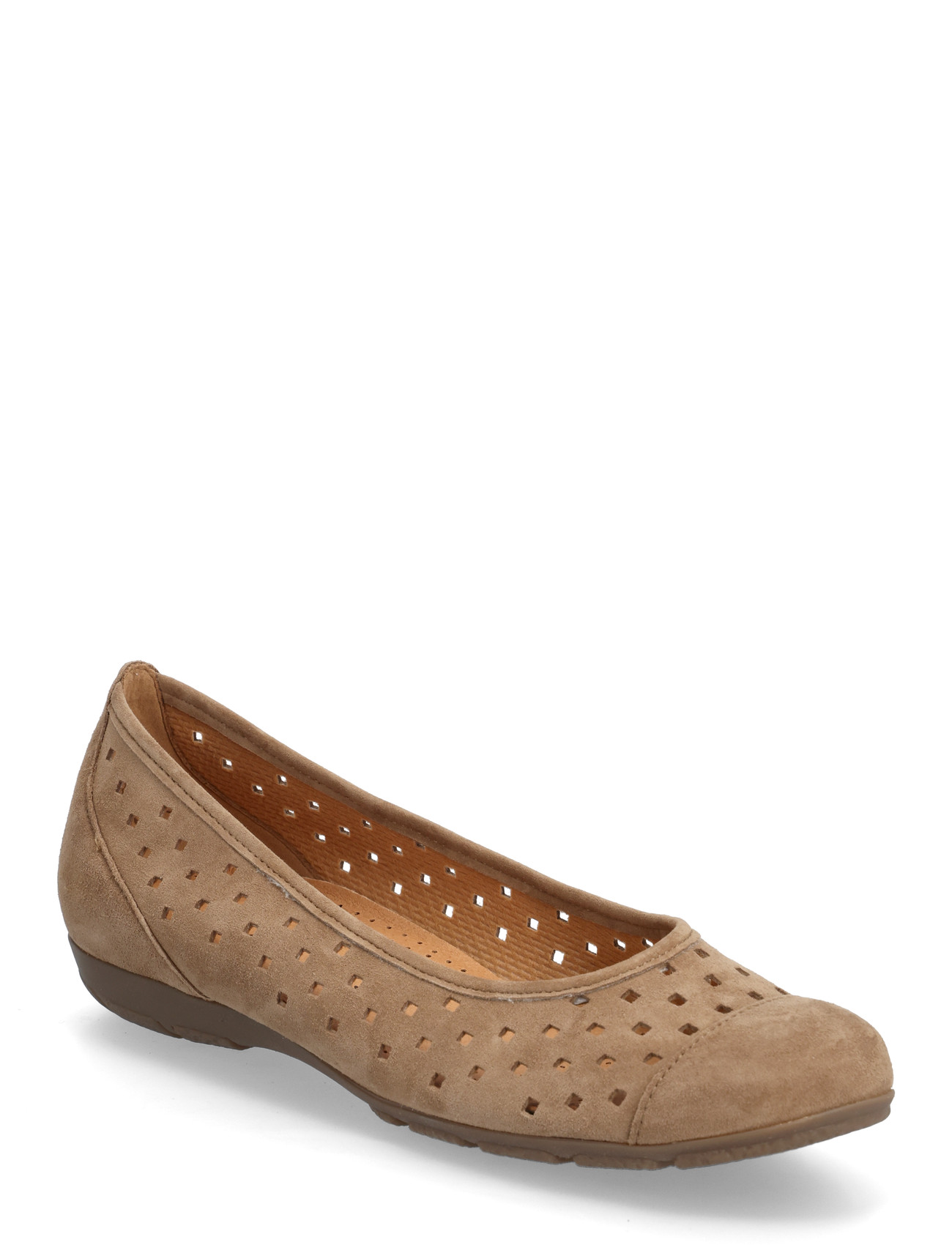 Gabor Ballerina, 42, Beige, Sko > Ballerinaer, Dame