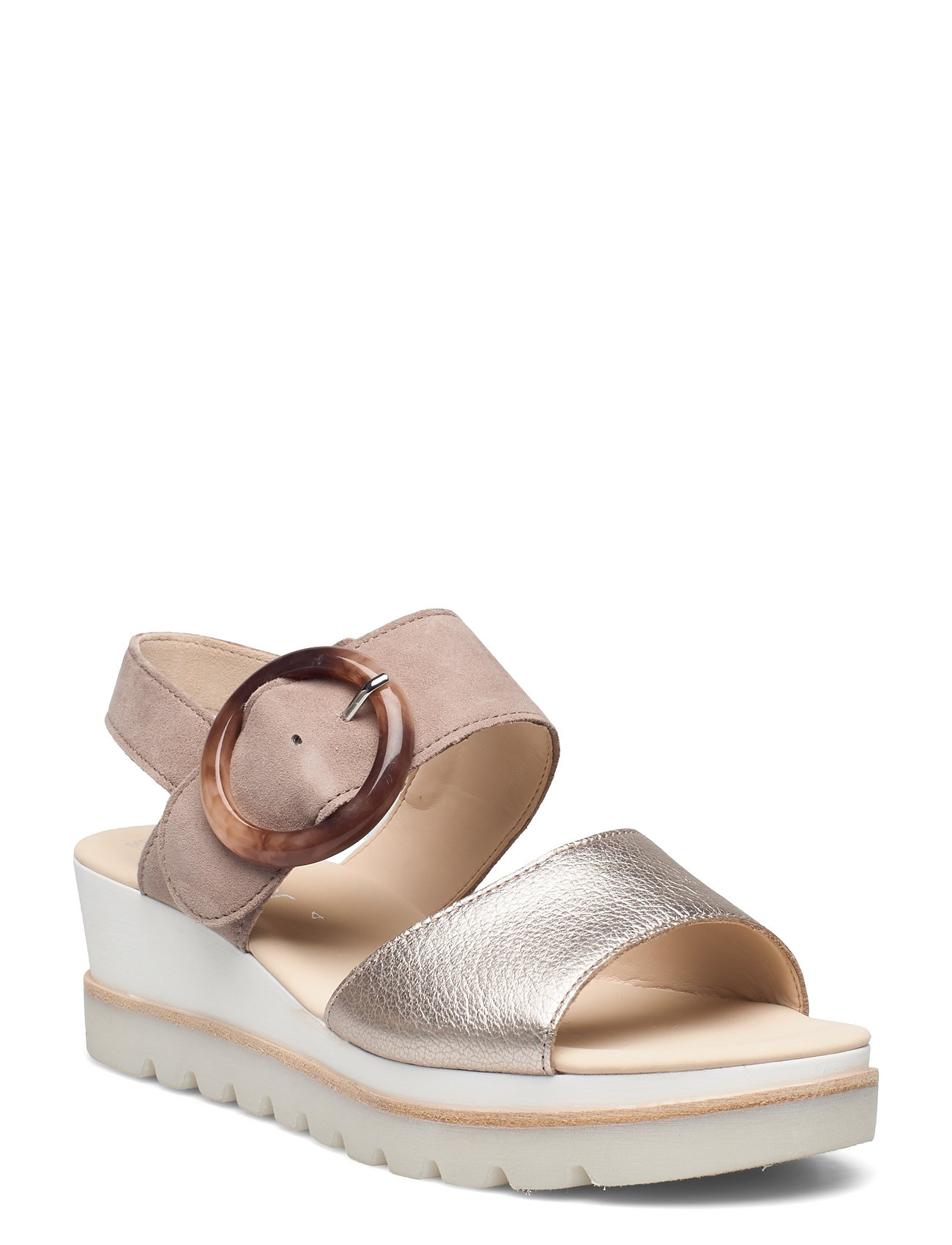 Aas Wie puree Gabor Wedge Sandal (Beige), (69.99 €) | Large selection of outlet-styles |  Booztlet.com