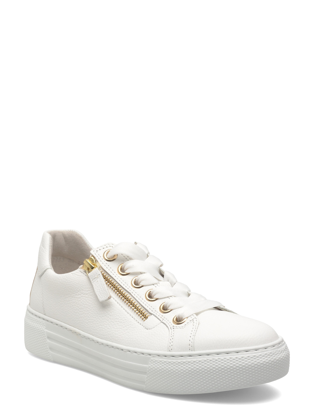 Gabor Sneaker, 37, White, Sneakers > Sneakers Med Lav Top, Dame