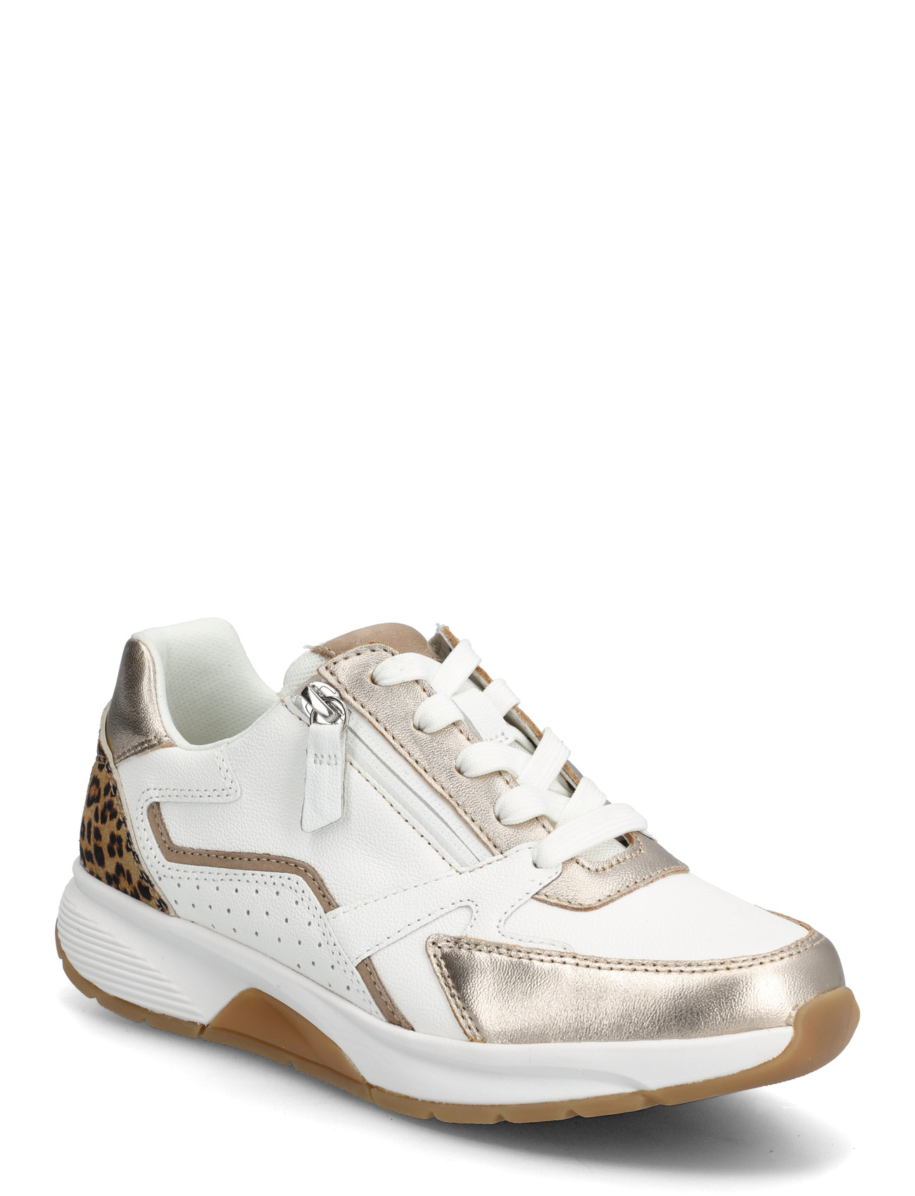 Gabor Rollingsoft Sneaker, 37.5, White, Sneakers > Sneakers Med Lav Top, Dame