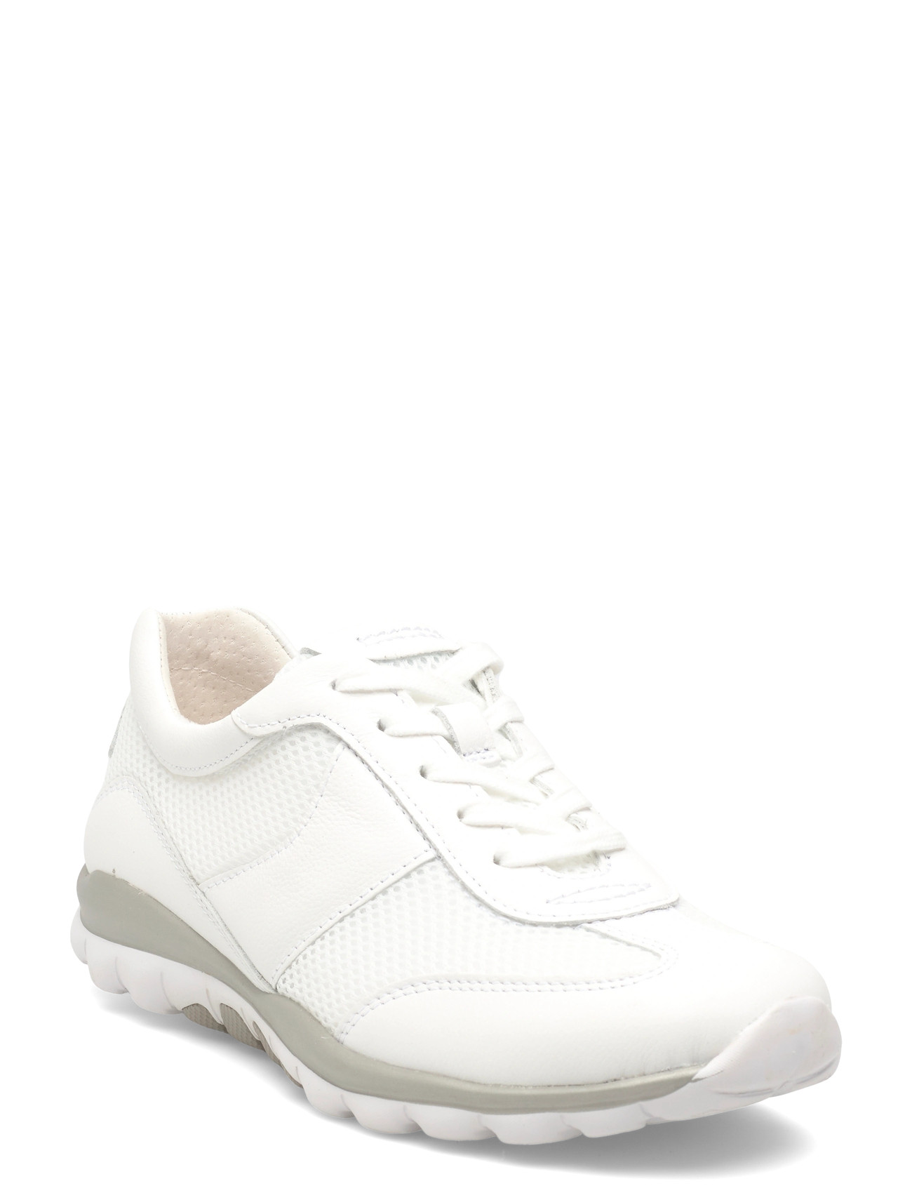 Gabor Rollingsoft Sneaker, 40, White, Sneakers > Sneakers Med Lav Top, Dame