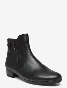 black flat ankle boots sale