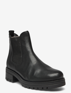 low rise chelsea boots