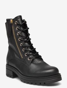 Laced ankle boot - snøreboots - black