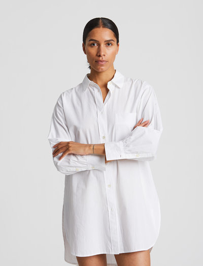 Rosa Shirt Cotton GOTS 243975 - denim shirts - white
