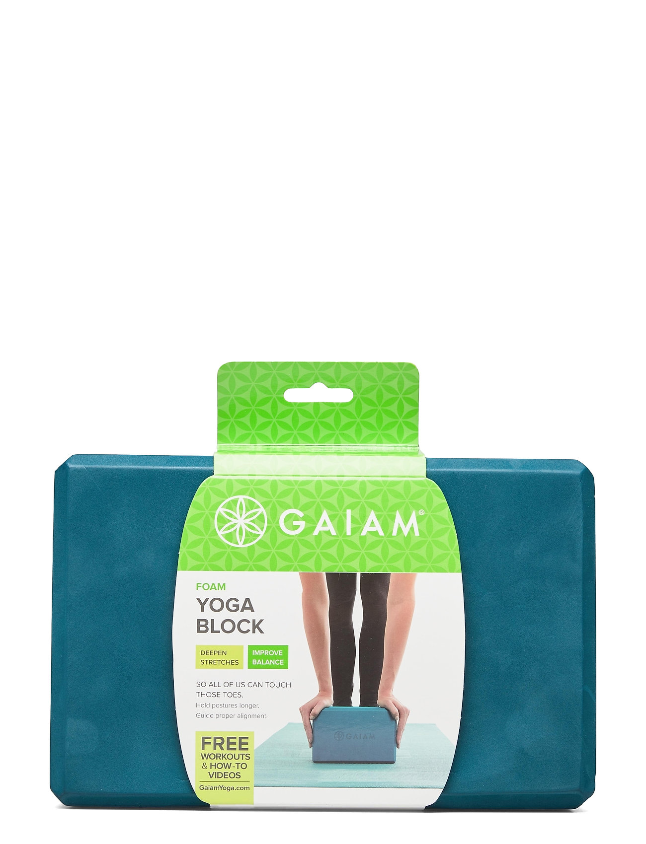Yoga Block Blue Teal Accessories Sports Equipment Yoga Equipment Yoga Blocks And Straps Sininen Gaiam