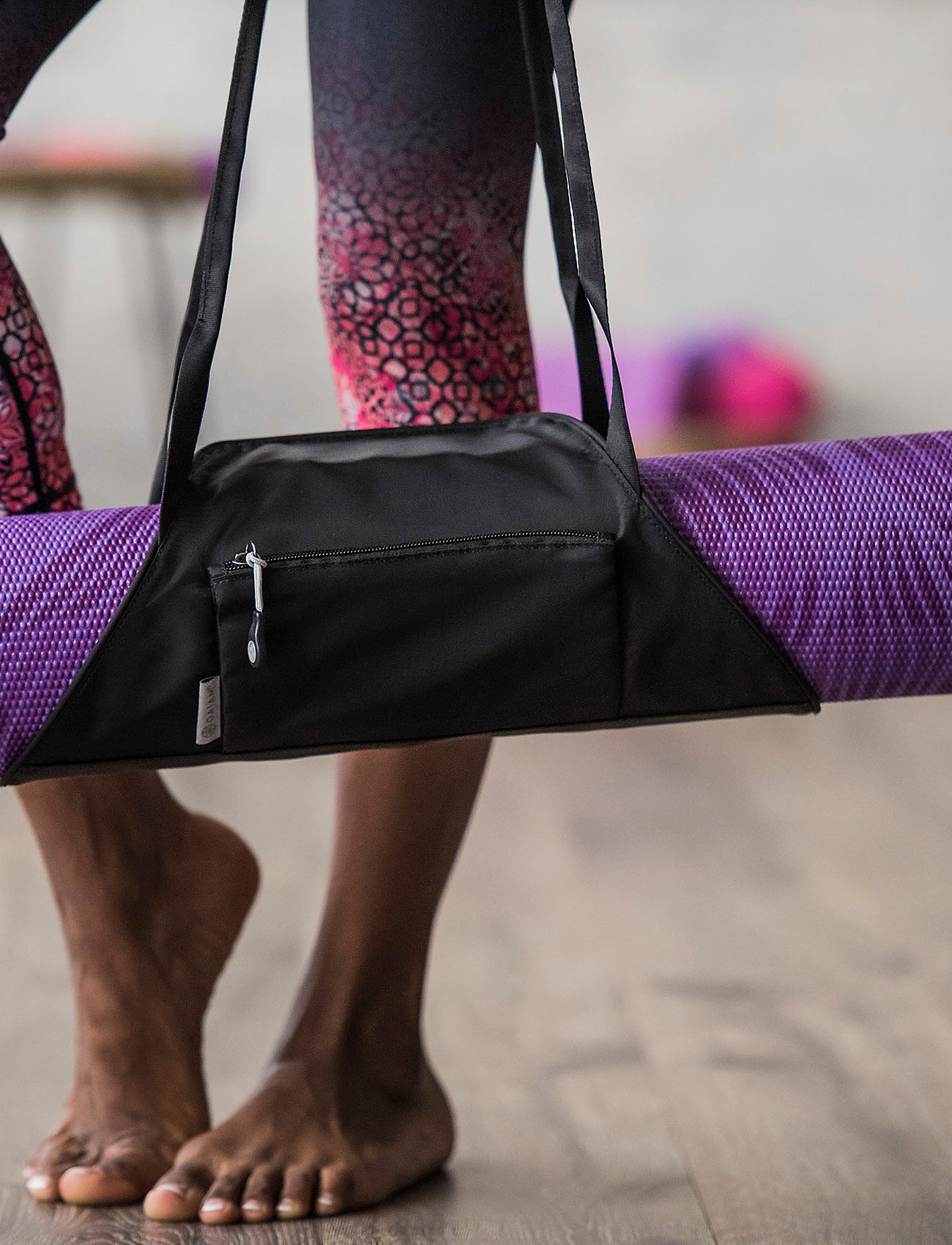 Gaiam Gaiam On-the-go Yoga Mat Carrier Citron/storm - Sports