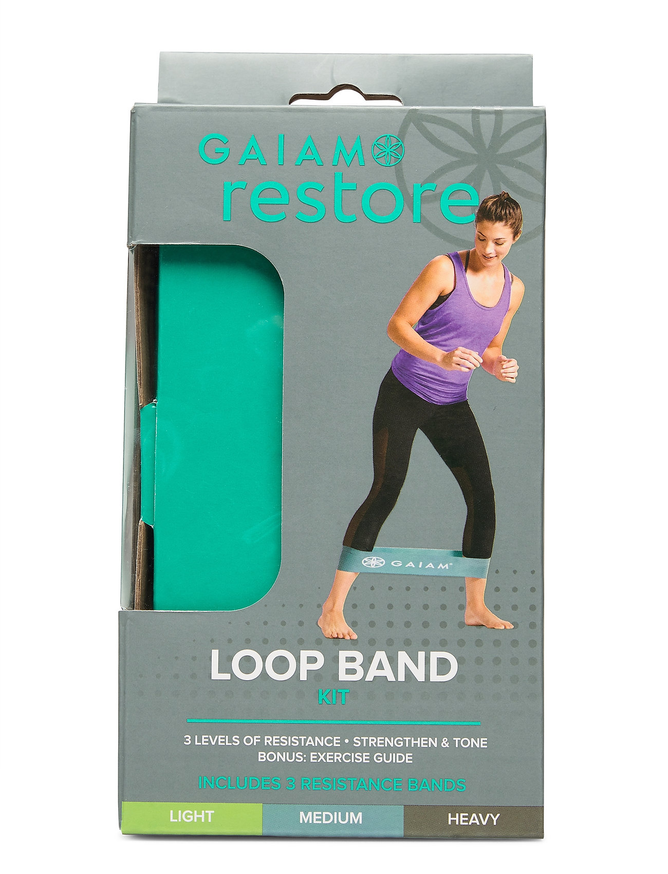 Gaiam Gaiam Restore Loop Band Kit 3 pack Resistance bands Boozt