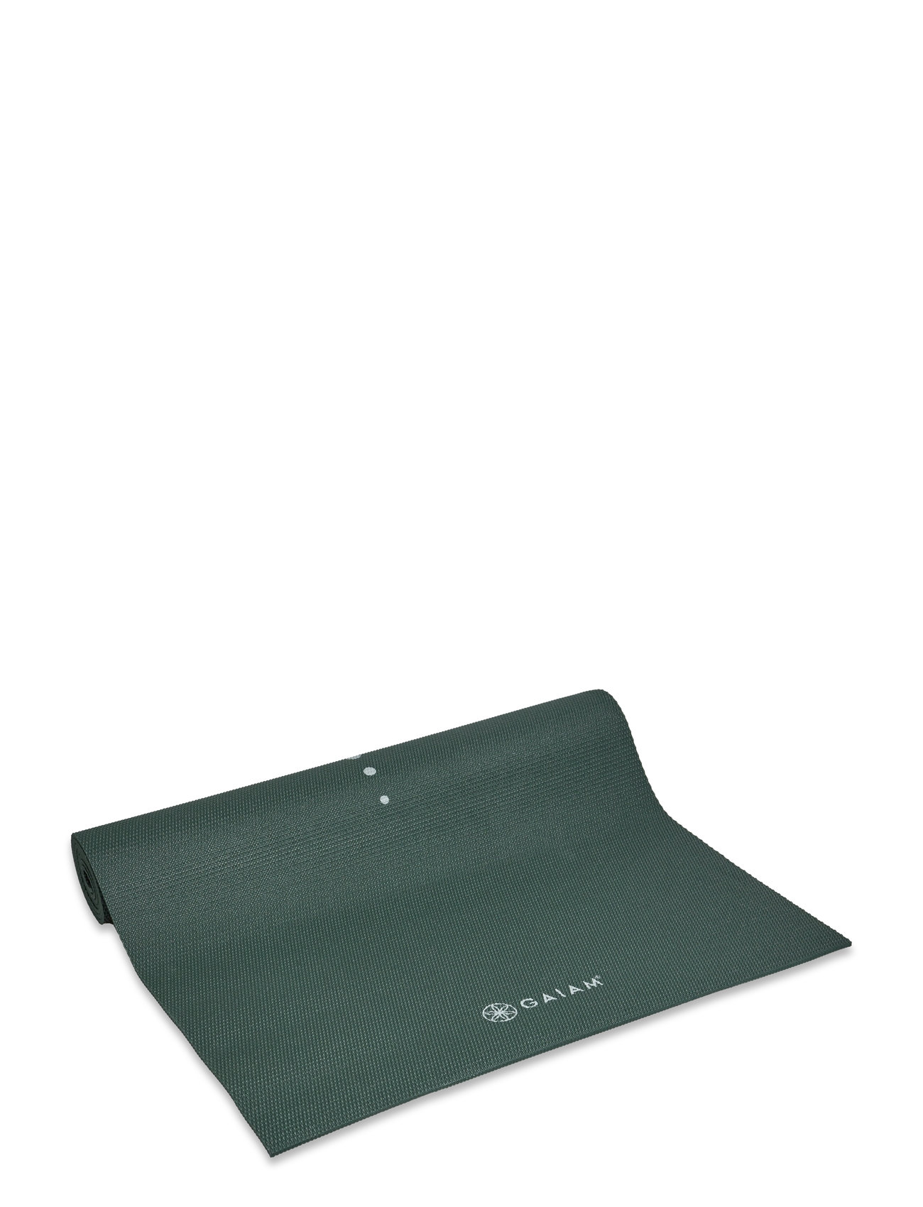 Gaiam Deep Green Vision Yoga Mat 5Mm Classic Printed Grön