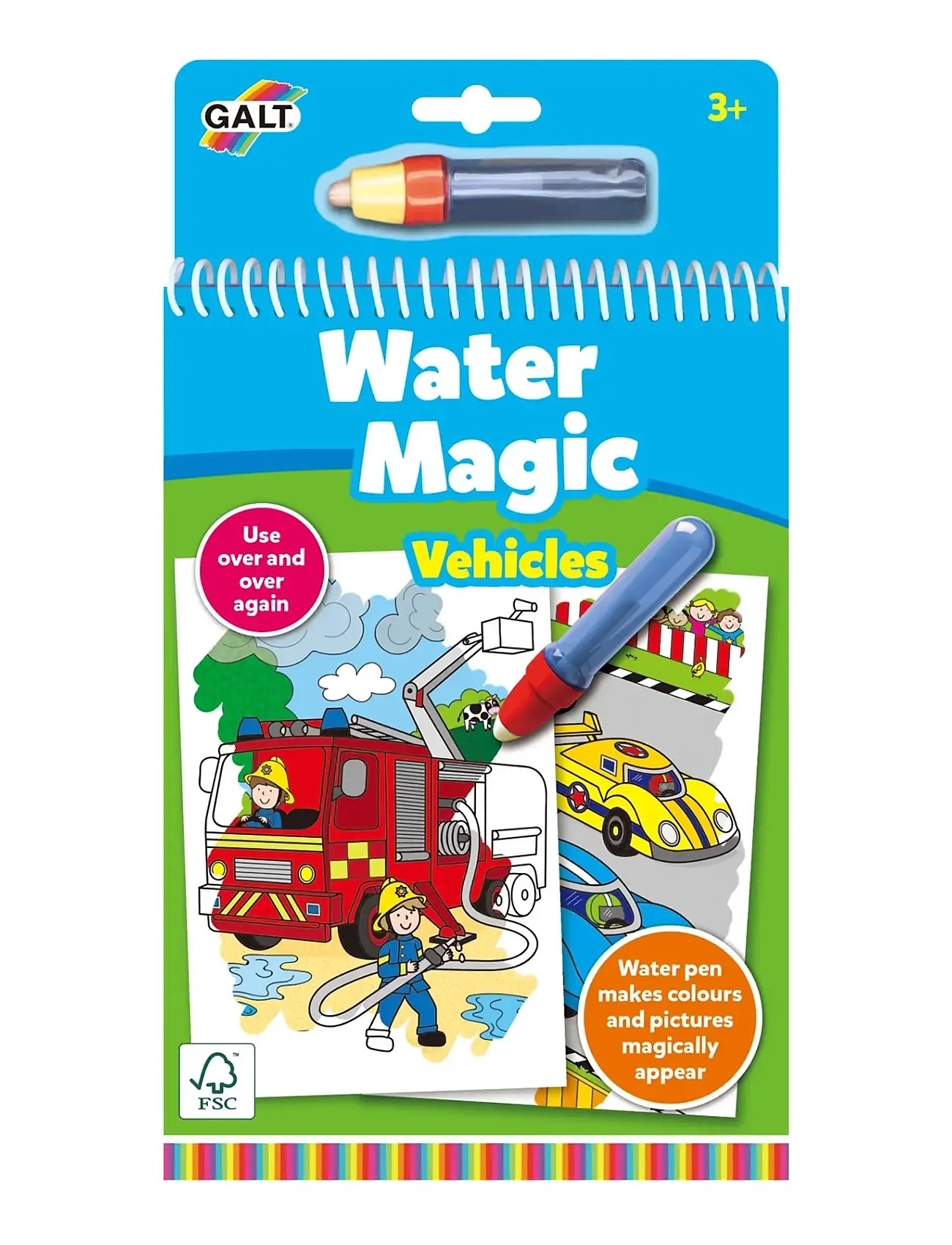Galt Water Magic - Fordon, One Size, Multi/patterned, Tegning & Håndværk > Håndværk, Børn