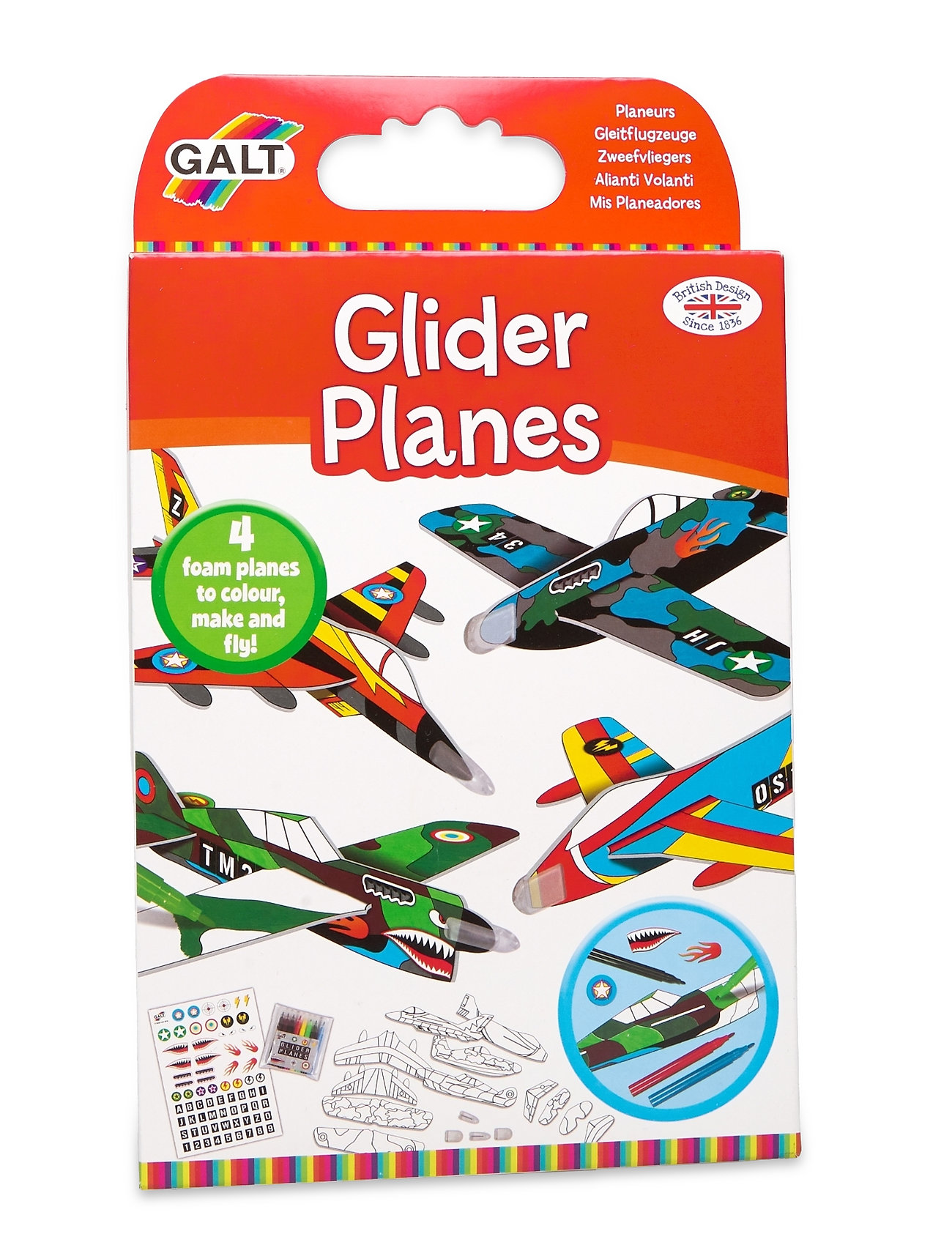Glidflygplan Toys Creativity Craft Multi/mönstrad Galt