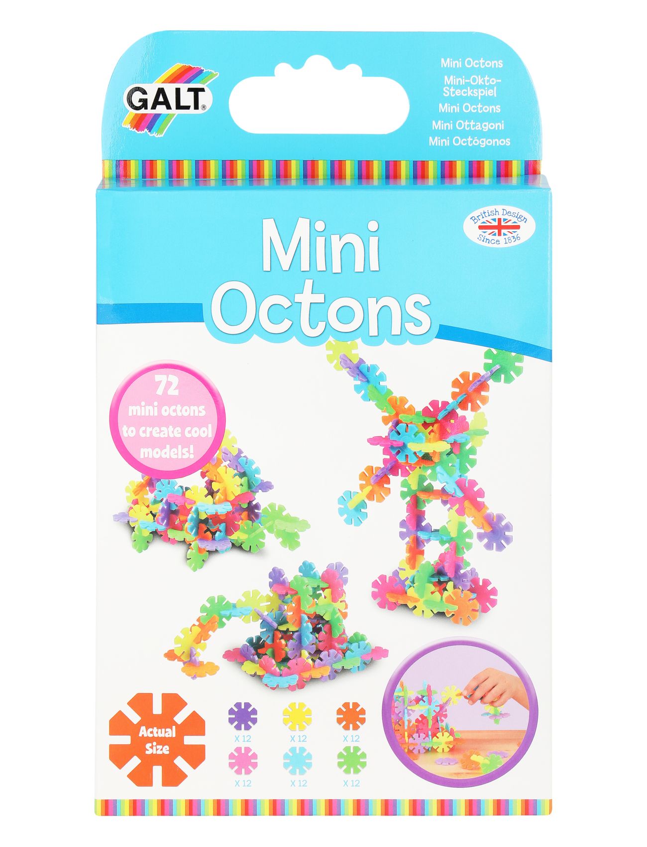 Mini Octons Toys Building Sets & Blocks Building Sets Multi/patterned Galt