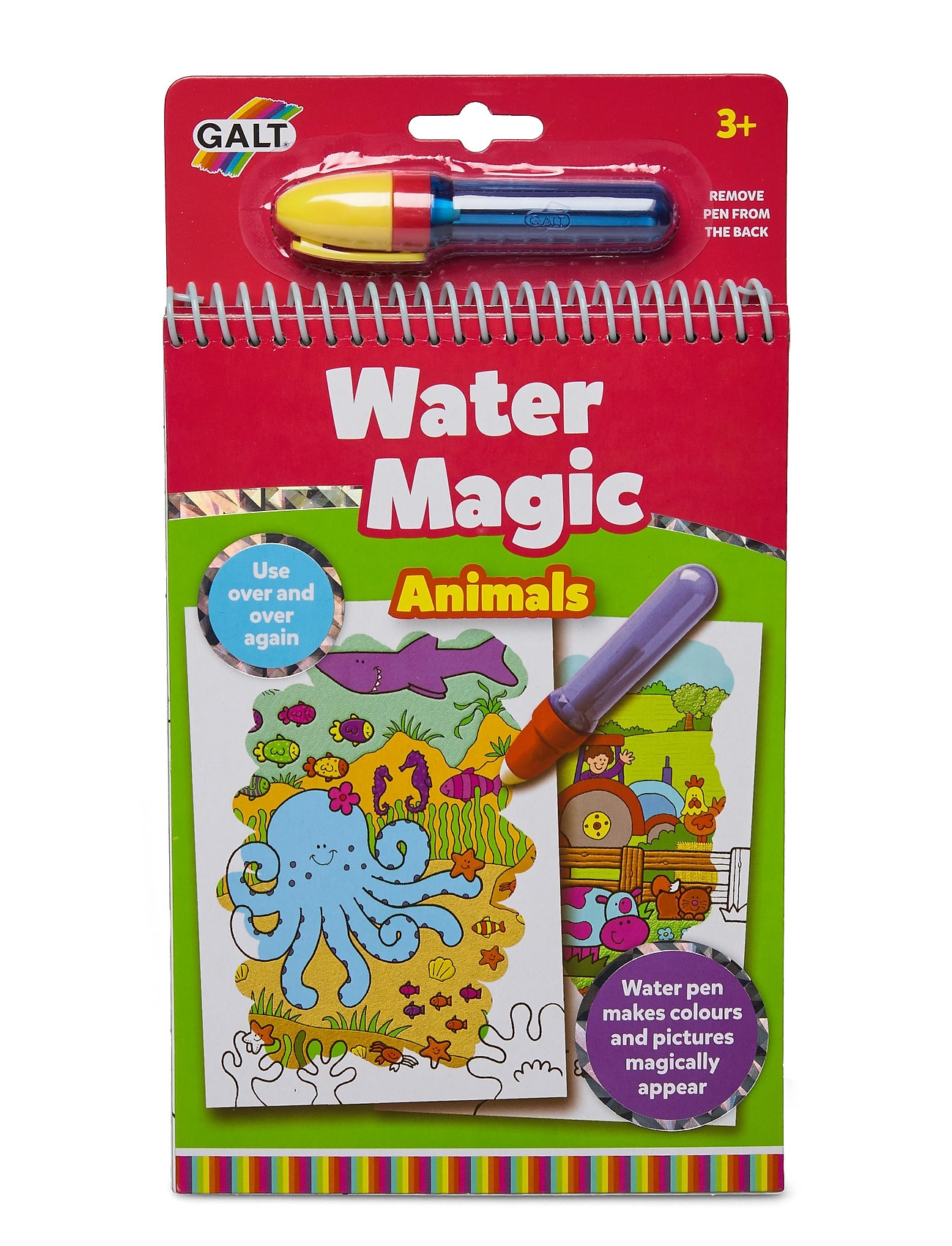 Water Magic - Djur Toys Creativity Drawing & Crafts Drawing Coloring & Craft Books Multi/mönstrad Galt