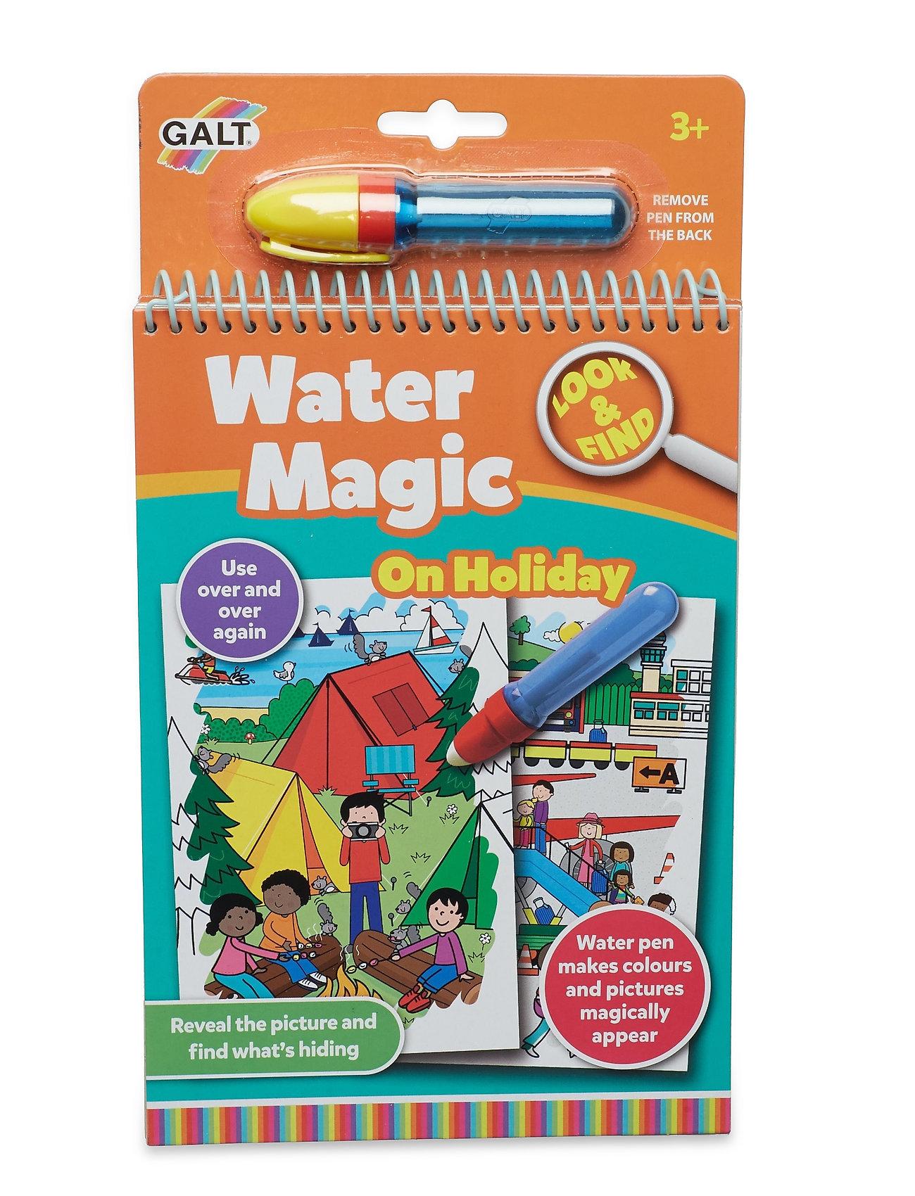 Water Magic - Semester Toys Creativity Drawing & Crafts Drawing Coloring & Craft Books Multi/mönstrad Galt