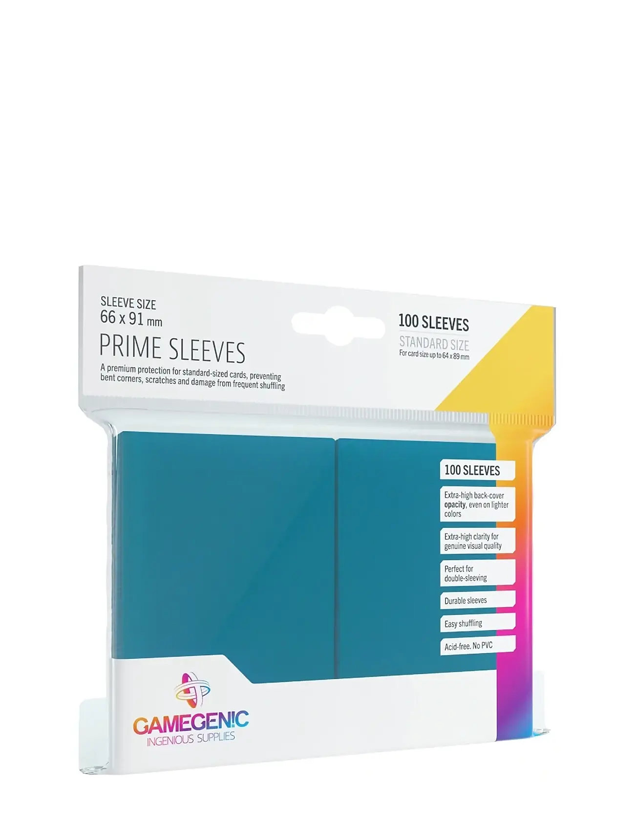 Gamegenic Prime Sleeves Blue, One Size, Blue, Legetøj > Trading Cards, Børn