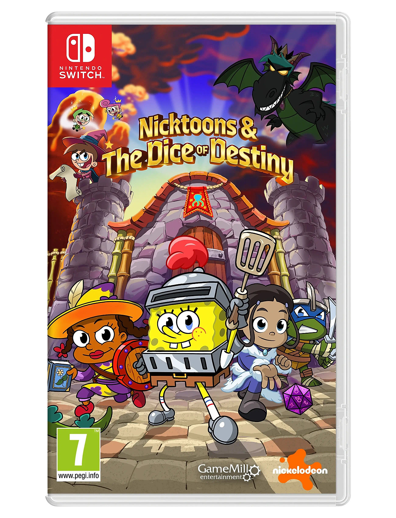 Switch Switch Nicktoons & The Dice Of Destiny, One Size, Multi/patterned, Gaming > Games, Børn