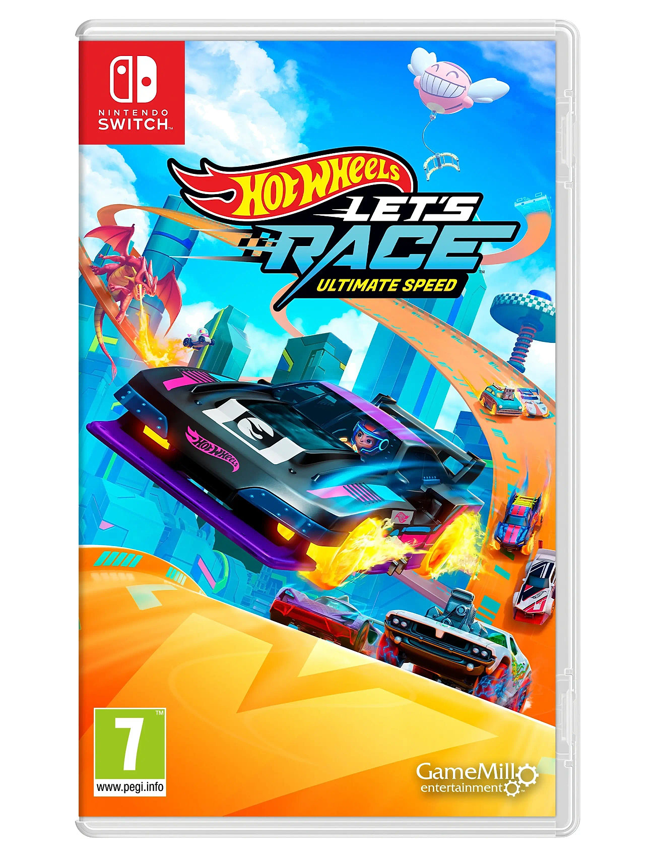 Switch Switch Hot Wheels Let ́s Race, One Size, Multi/patterned, Gaming > Games, Børn