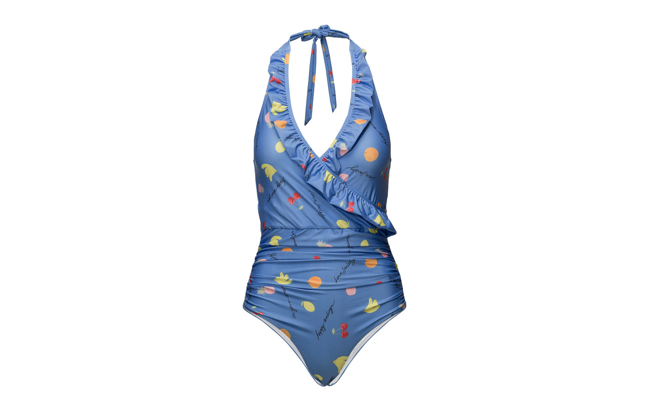 Dexies 17 83 Doublure Elastane Swimwear Ganni Marina 100 Polyamide Polyester XwdxfqfFZ