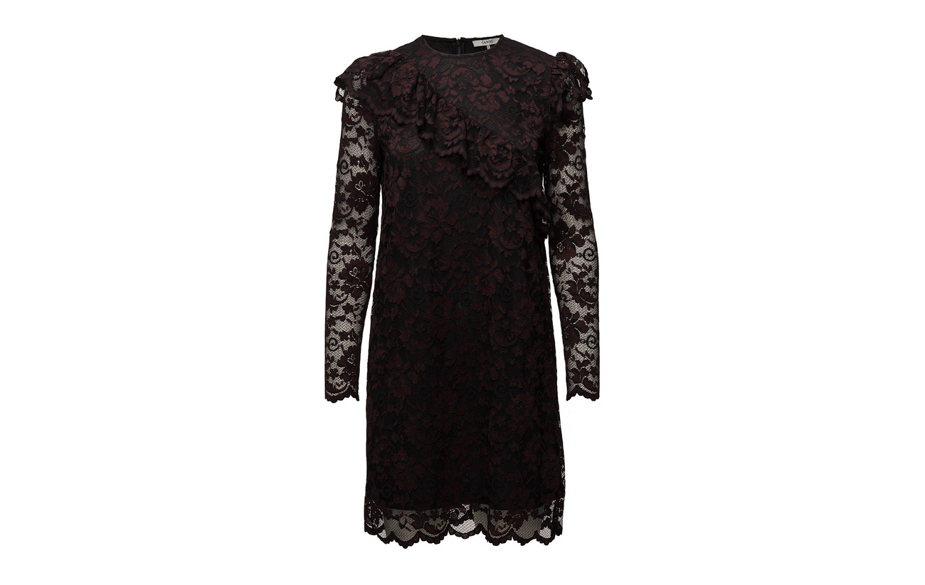 Flynn Polyamide 30 Black Lace Ganni Viscose Elastane 67 3 dpIUq
