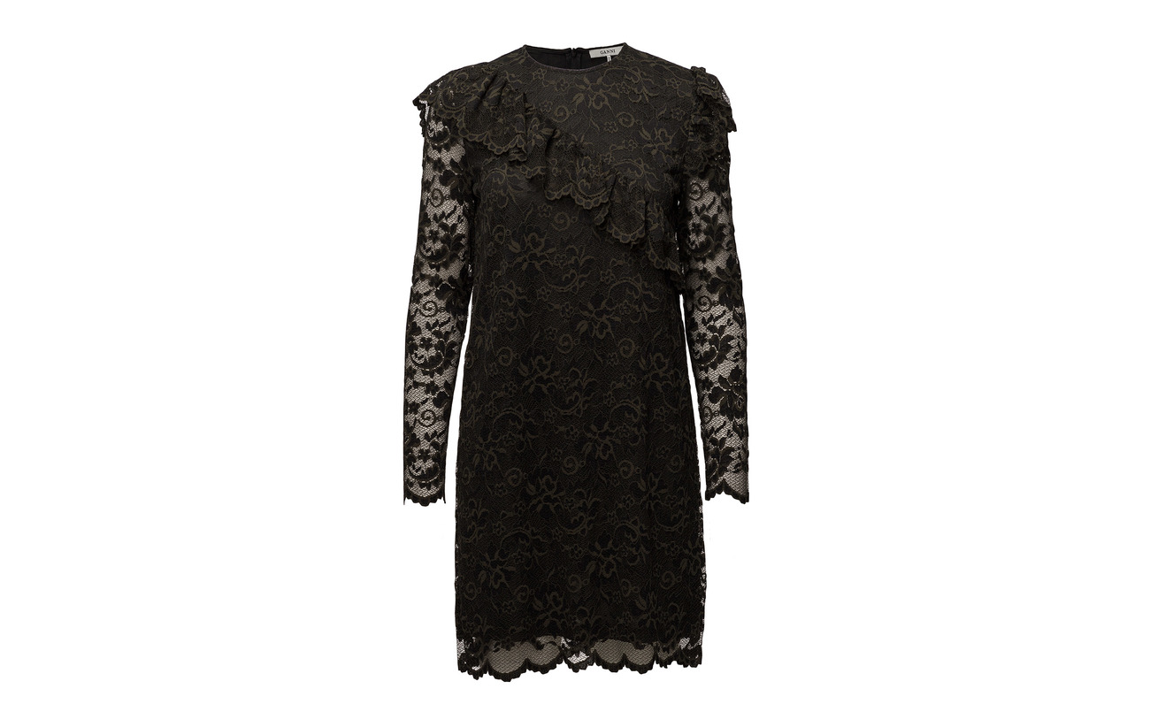 Flynn Polyamide 30 Black Lace Ganni Viscose Elastane 67 3 dpIUq