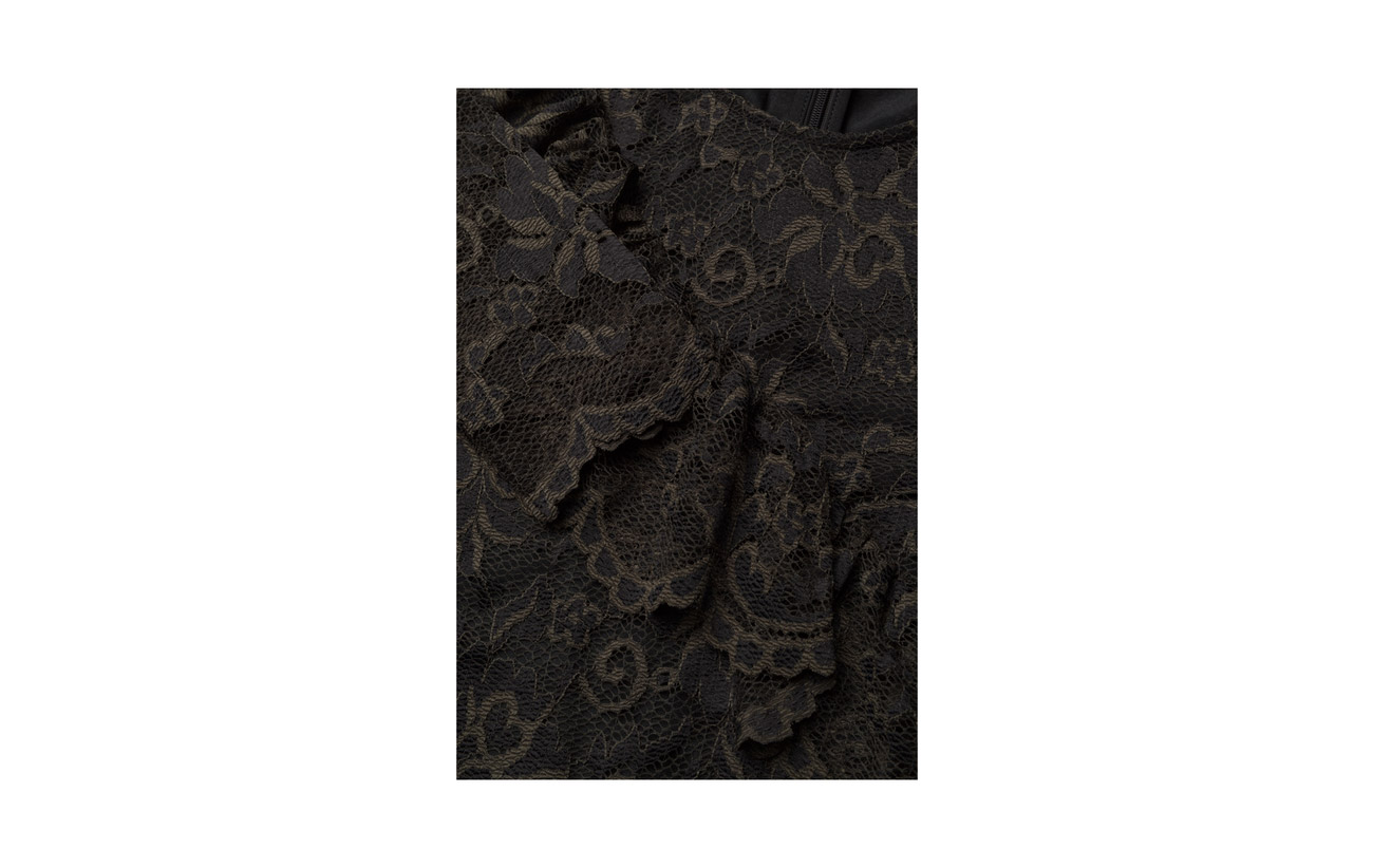 Flynn Polyamide 30 Black Lace Ganni Viscose Elastane 67 3 dpIUq