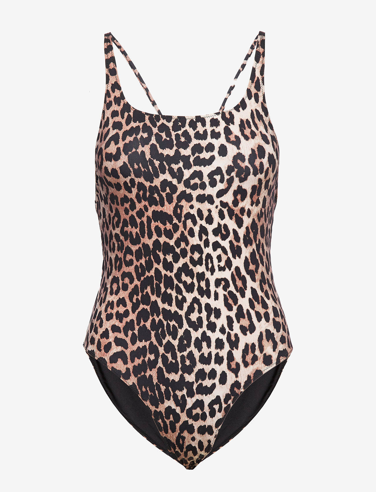 Recycled Fabric Swimwear (Leopard) (599.40 kr) - Ganni - | Boozt.com