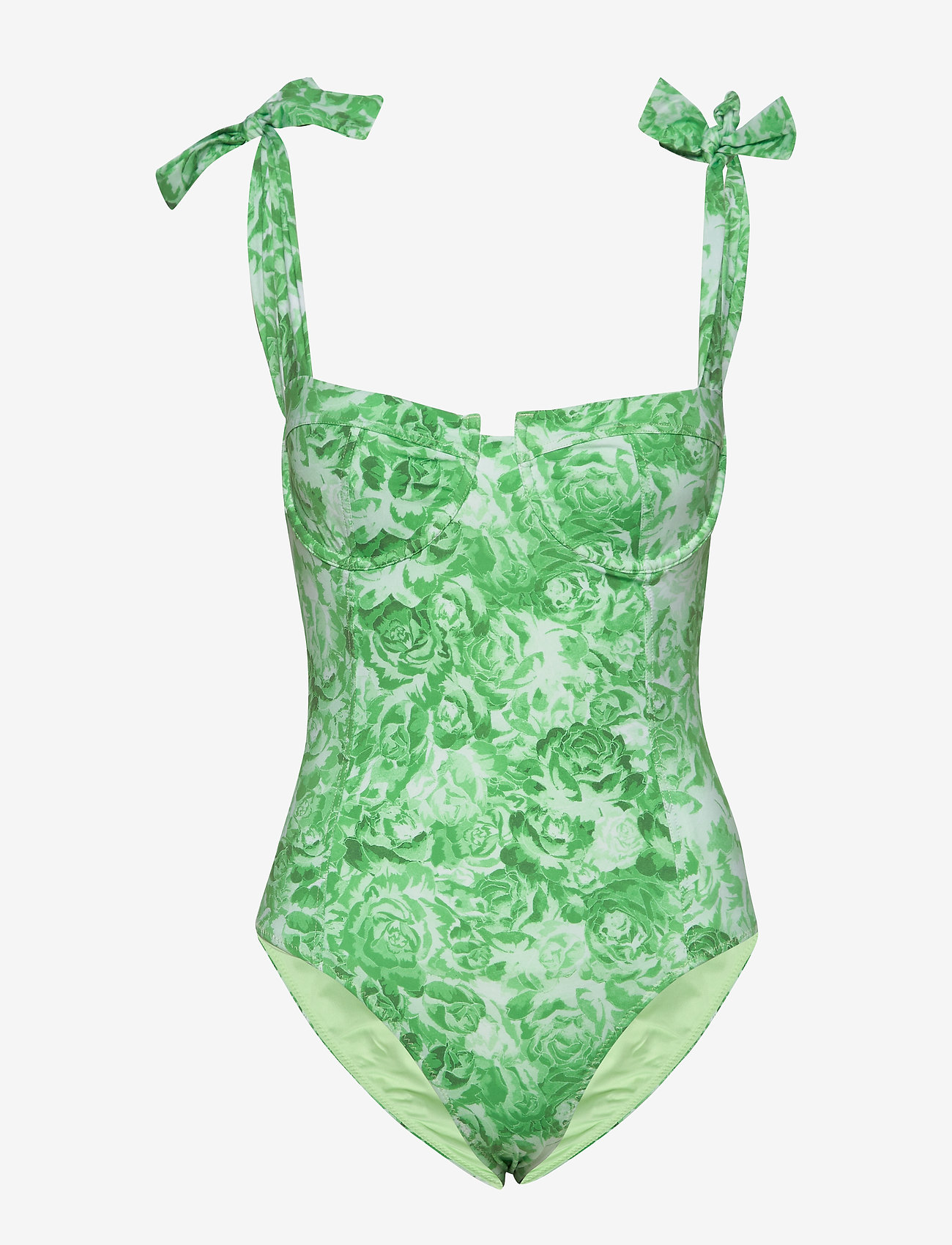 Recycled Fabric Swimwear (Patina Green) (105 €) - Ganni - | Boozt.com