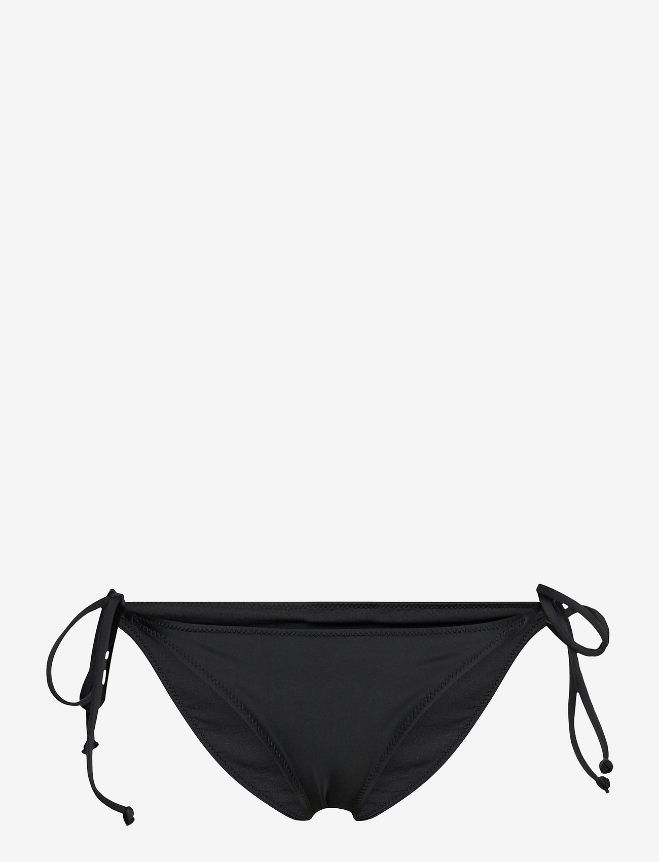 Ganni - Recycled Core Solid String Bikini Briefs - side tie bikinier - black - 0