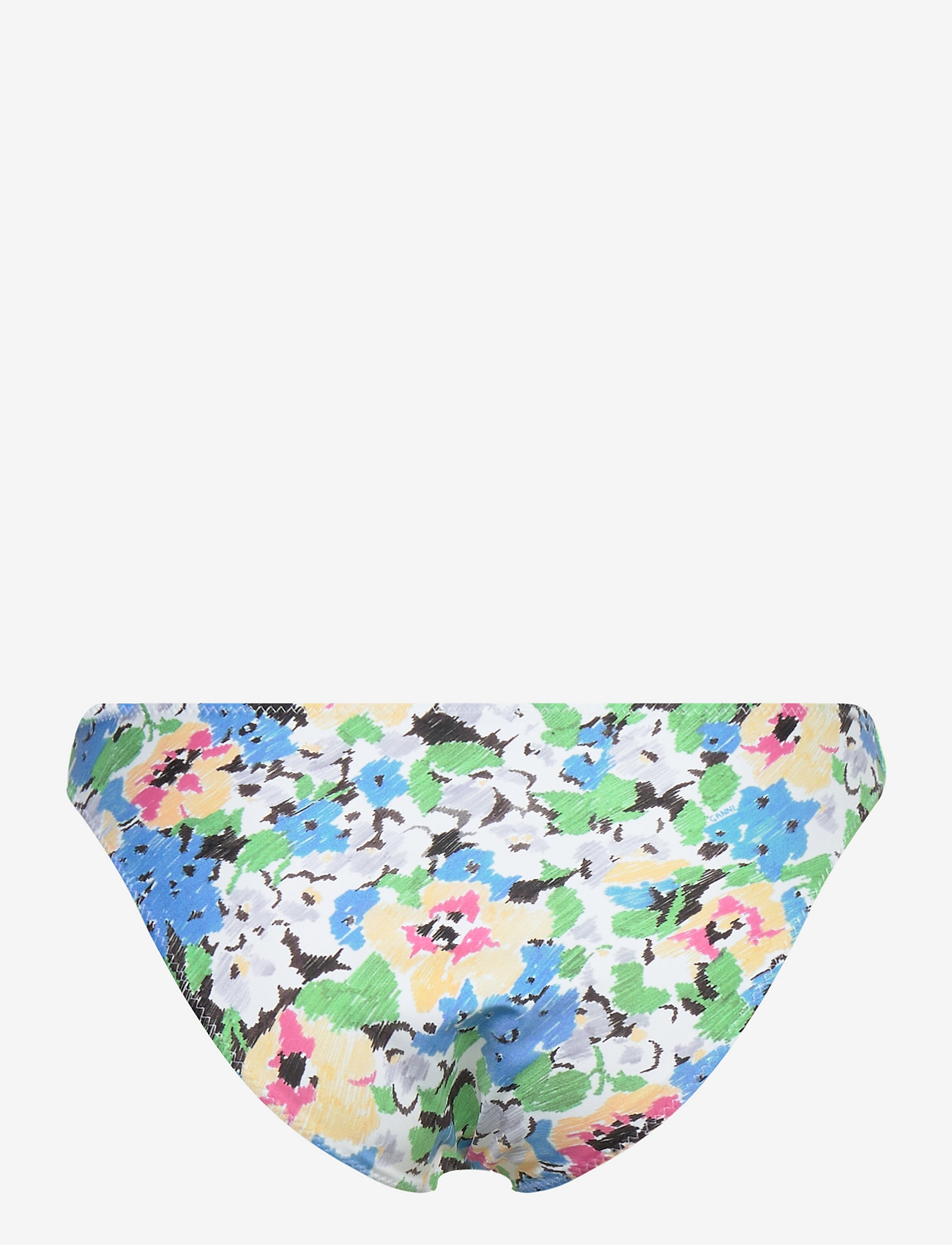 Ganni - Recycled Printed Lowrise Bikini Briefs - bikinibriefs - floral azure blue - 1