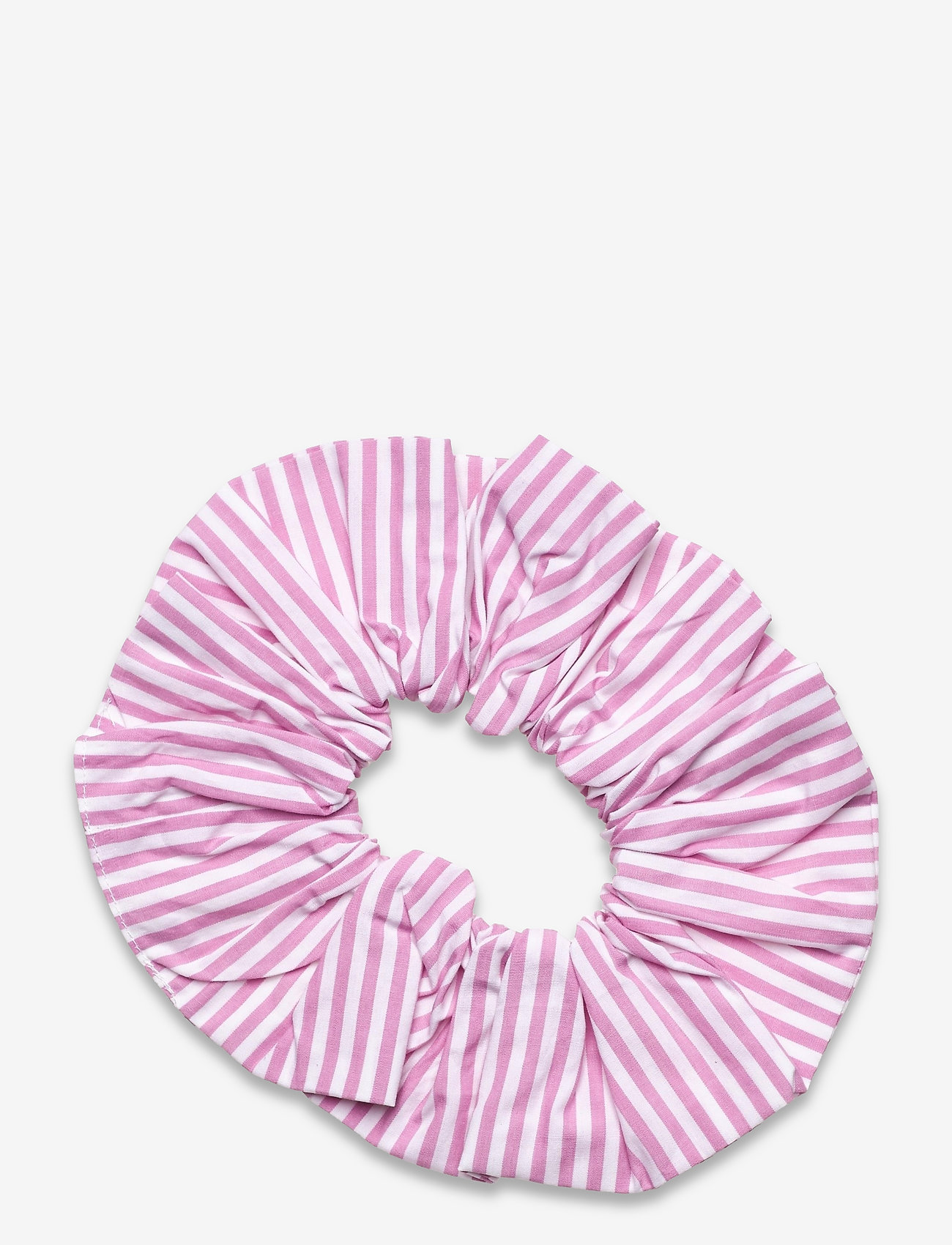 Ganni - Stripe Cotton - scrunchies - moonlight mauve - 0