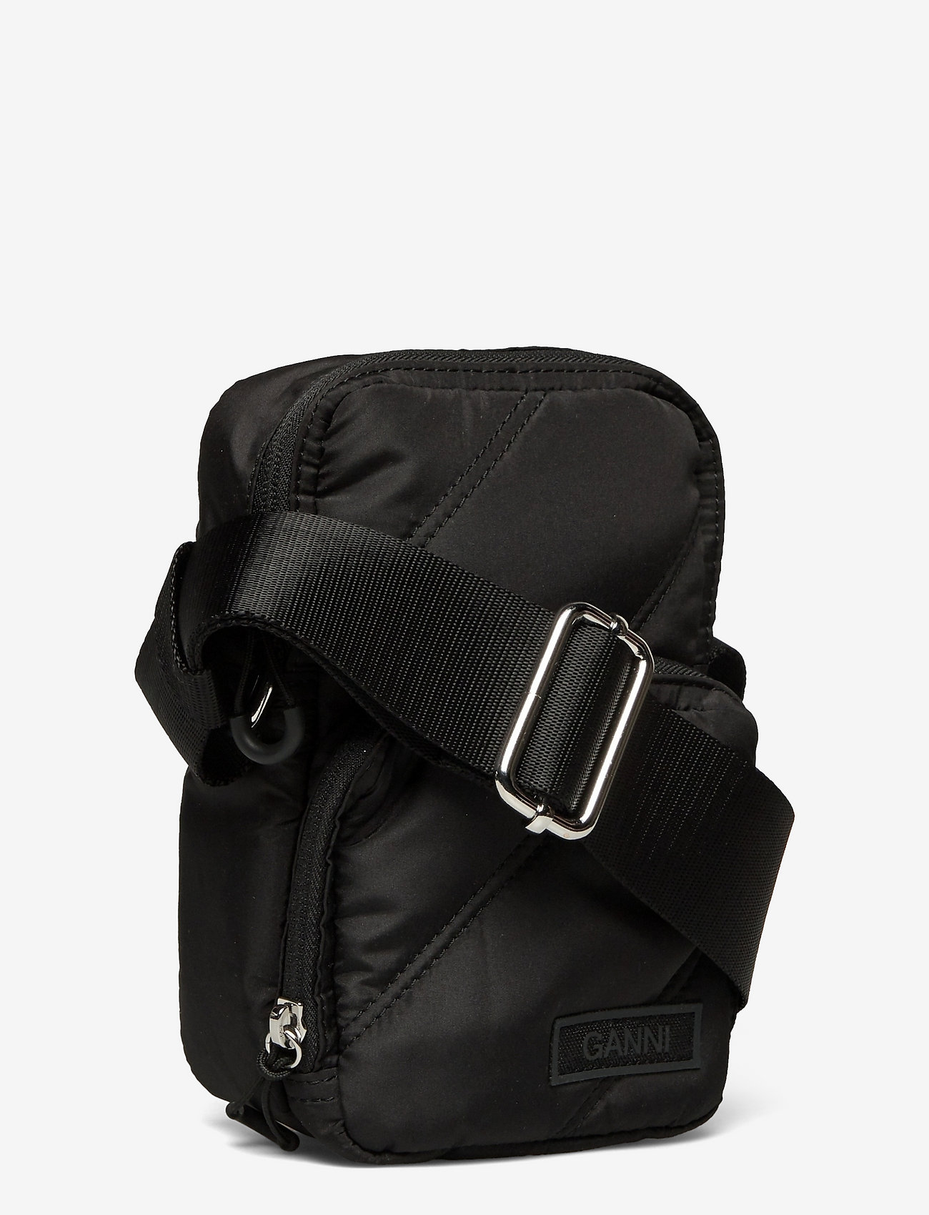 Ganni Quilted Recycled Tech Mini Crossbody Bags