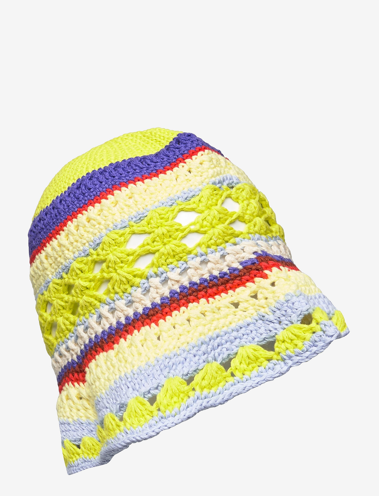 Ganni Cotton Crochet Bucket Hat Chapeau de seau