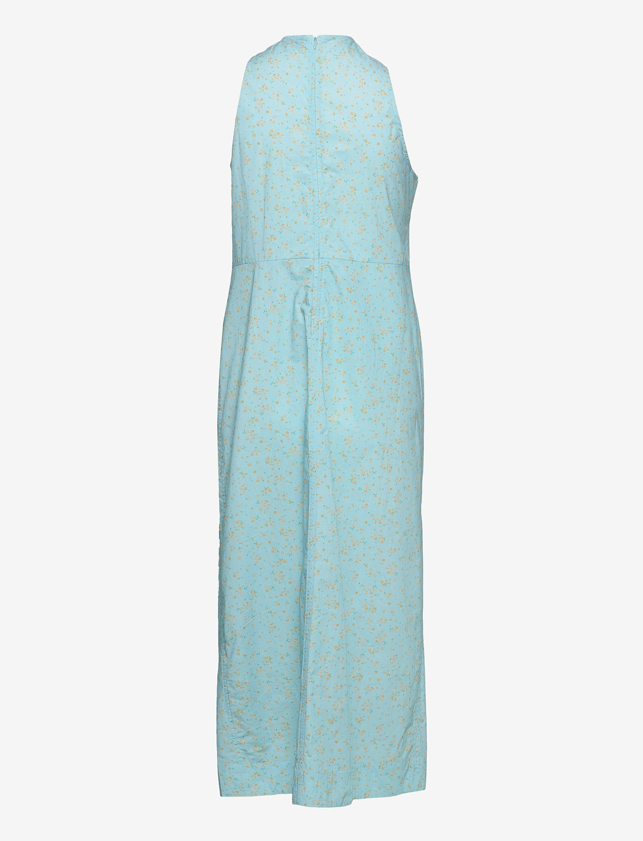 ganni poplin maxi dress