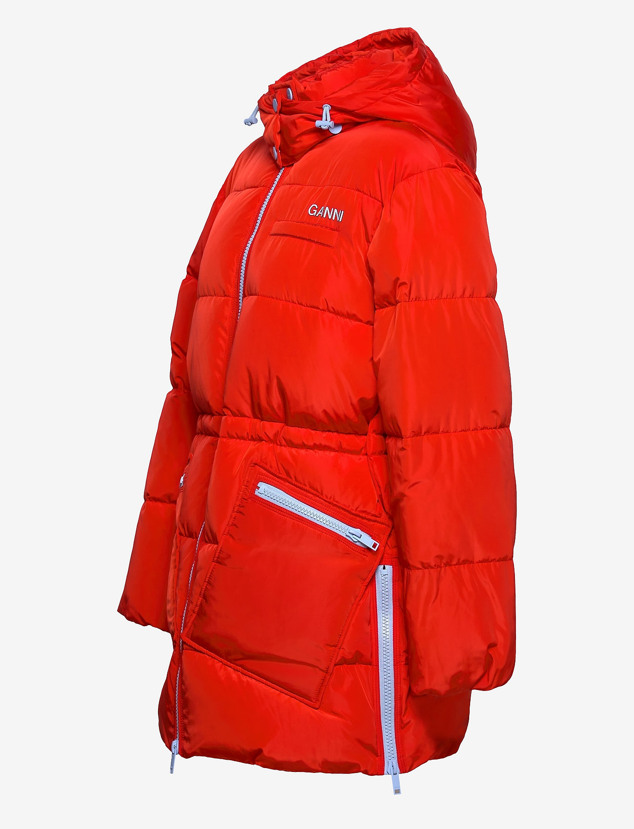 Ganni - Tech Puffer - padded coats - high risk red - 2