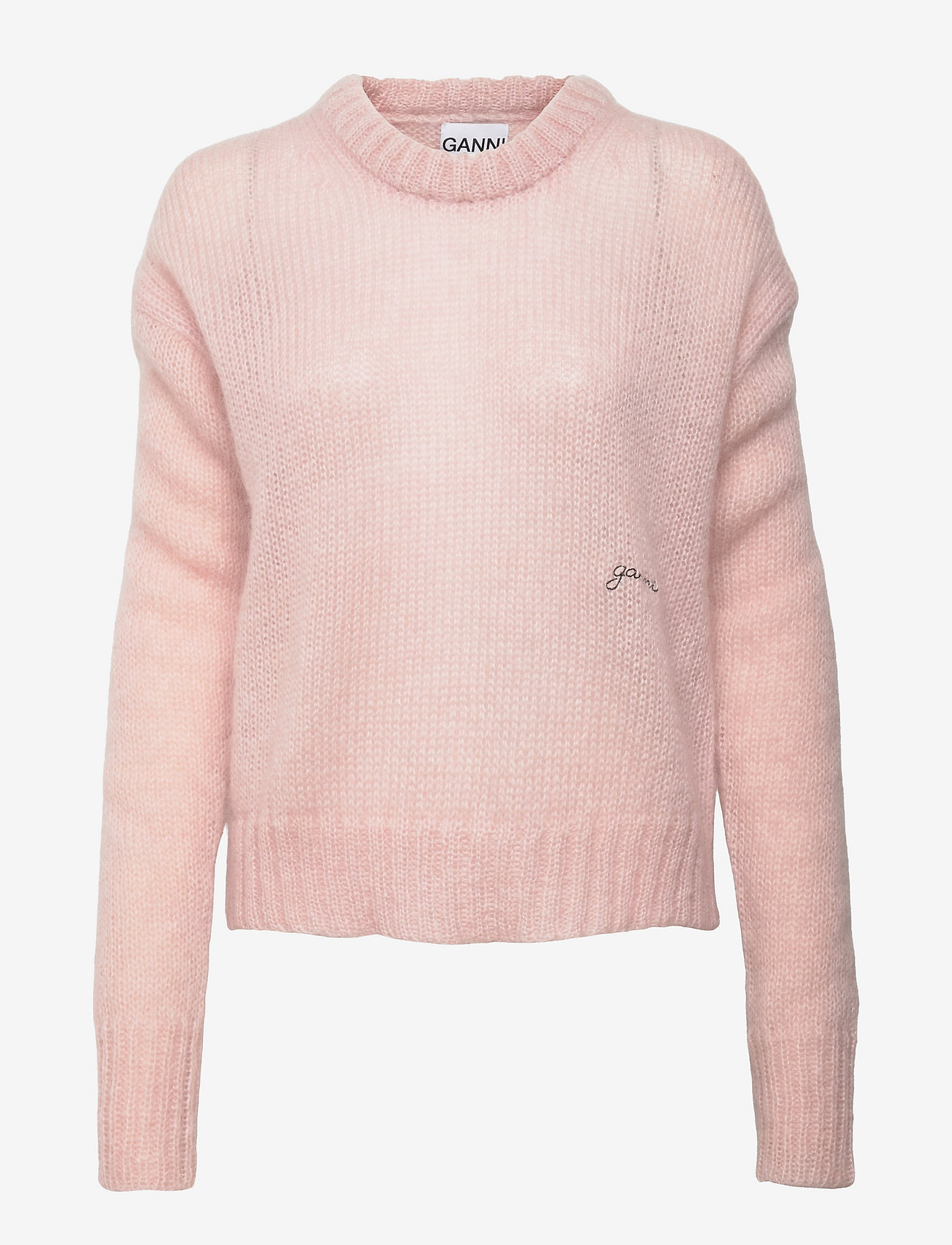 Ganni - O-neck Pullover - trøjer - light lilac - 0