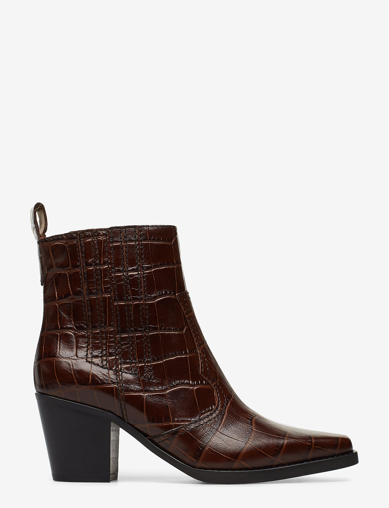 ganni western ankle boots